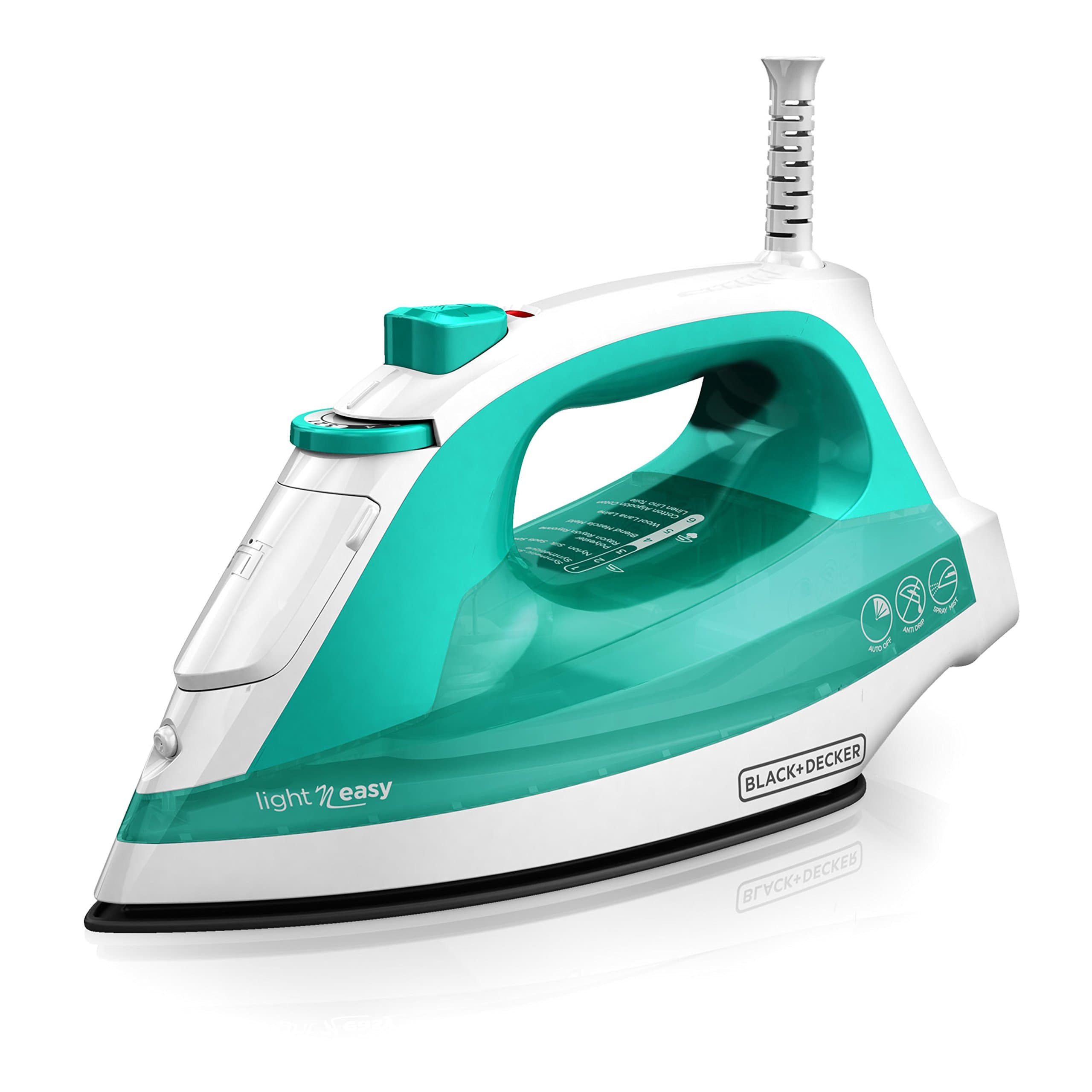 IR1010 Light 'N Easy Compact Steam Iron, Teal