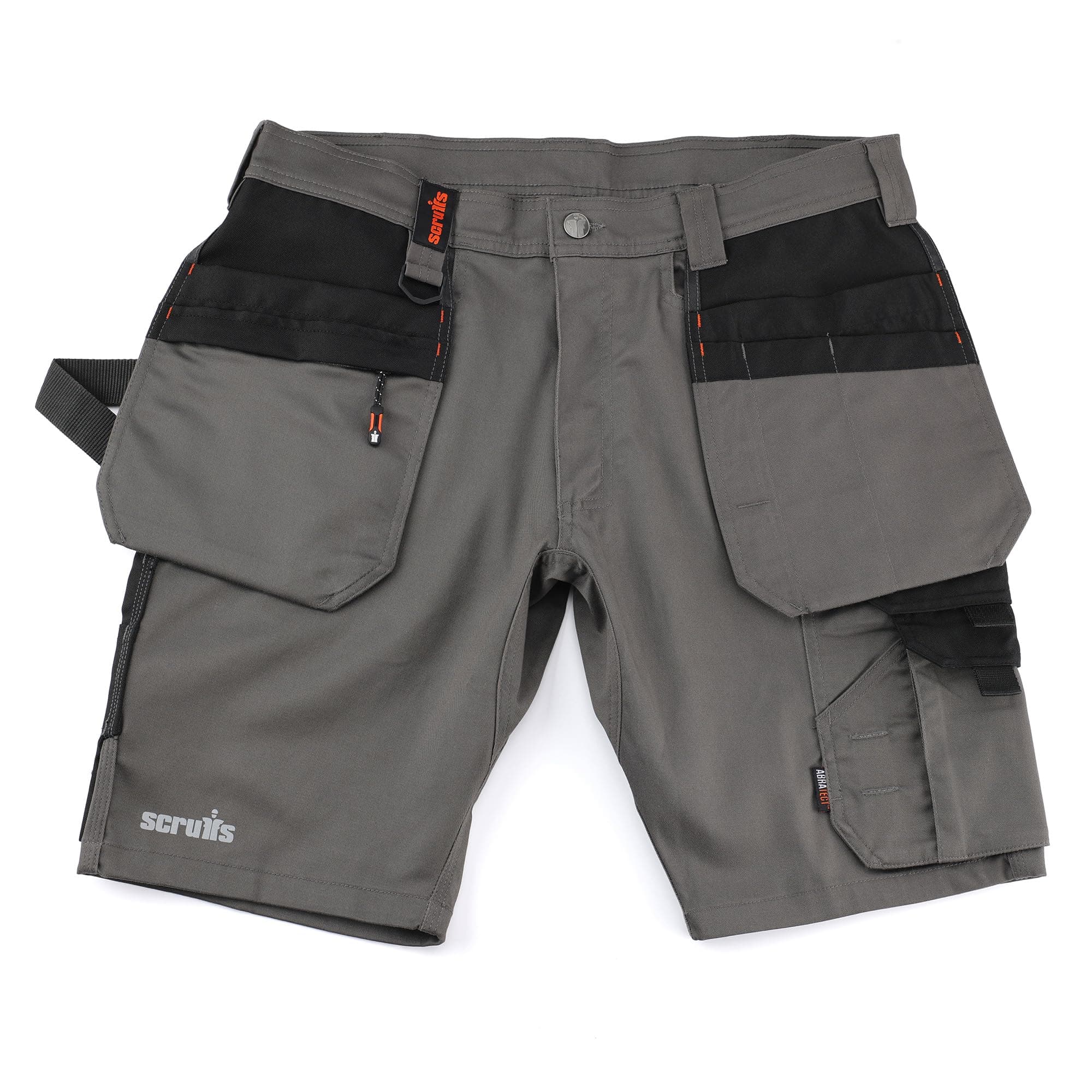 Scruffs Men's Scruffs Worker Plus Holster Shorts Graphite Work Utility Shorts