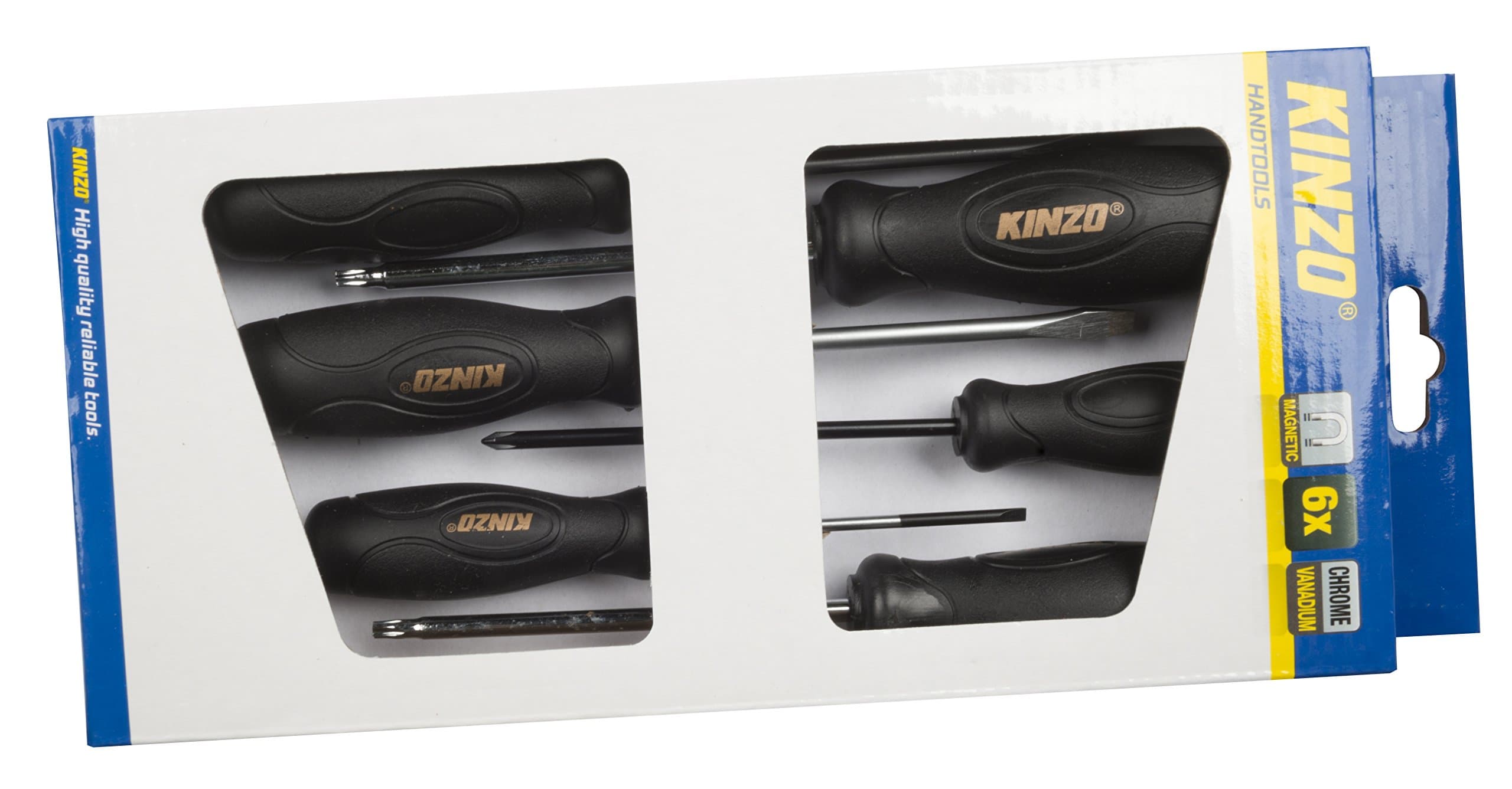 KINZO 54155 Magnetic Tip Screwdriver Setvon Set