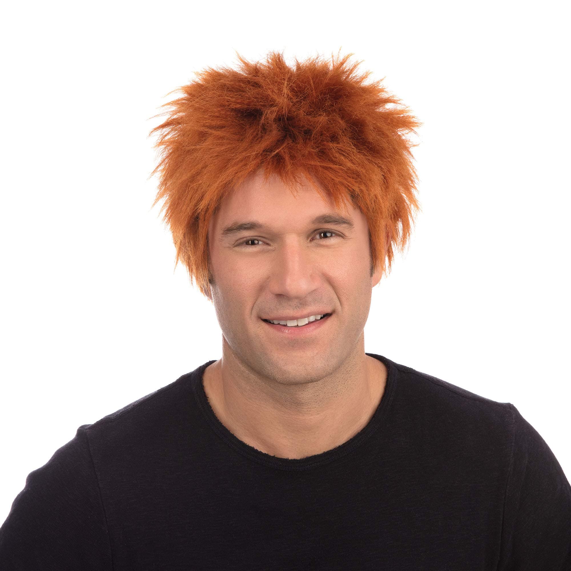 Men's Chisel Ginger Wig (1 Pc.) - Realistic Design, Perfect for Parties, Cosplay, Festivals, Music, Steampunk, World Book Day, & Everyday Wear Halloween Halloween