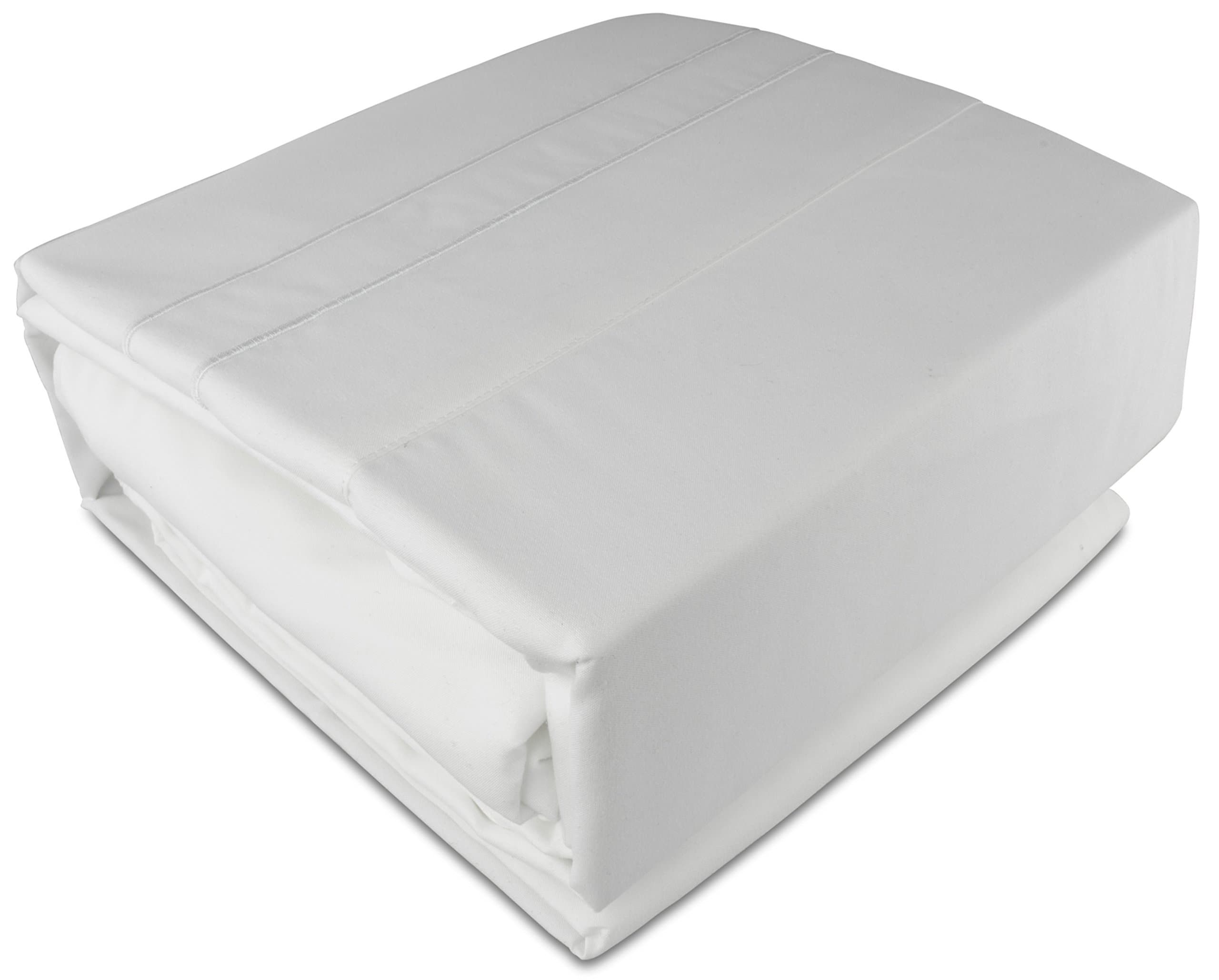 Yellowstone Classics ® - 1500 Thread Count Wrinkle Resistant - Egyptian Quality Ultra Soft Luxurious Sheet Set (White, Queen)