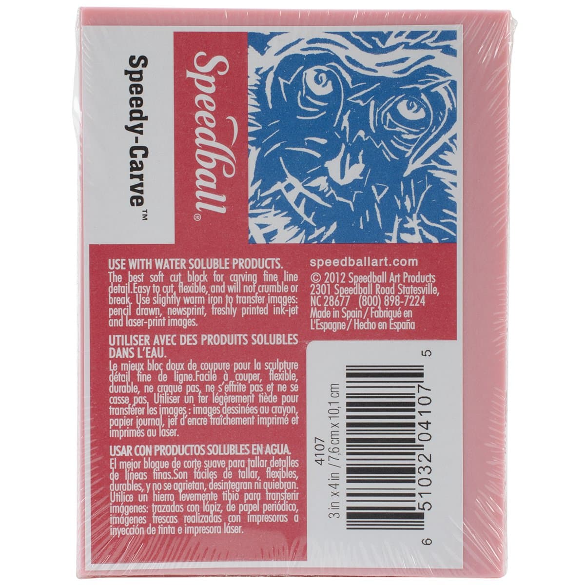 Speedball Speedy-Carve Block Bulk-3"X4"