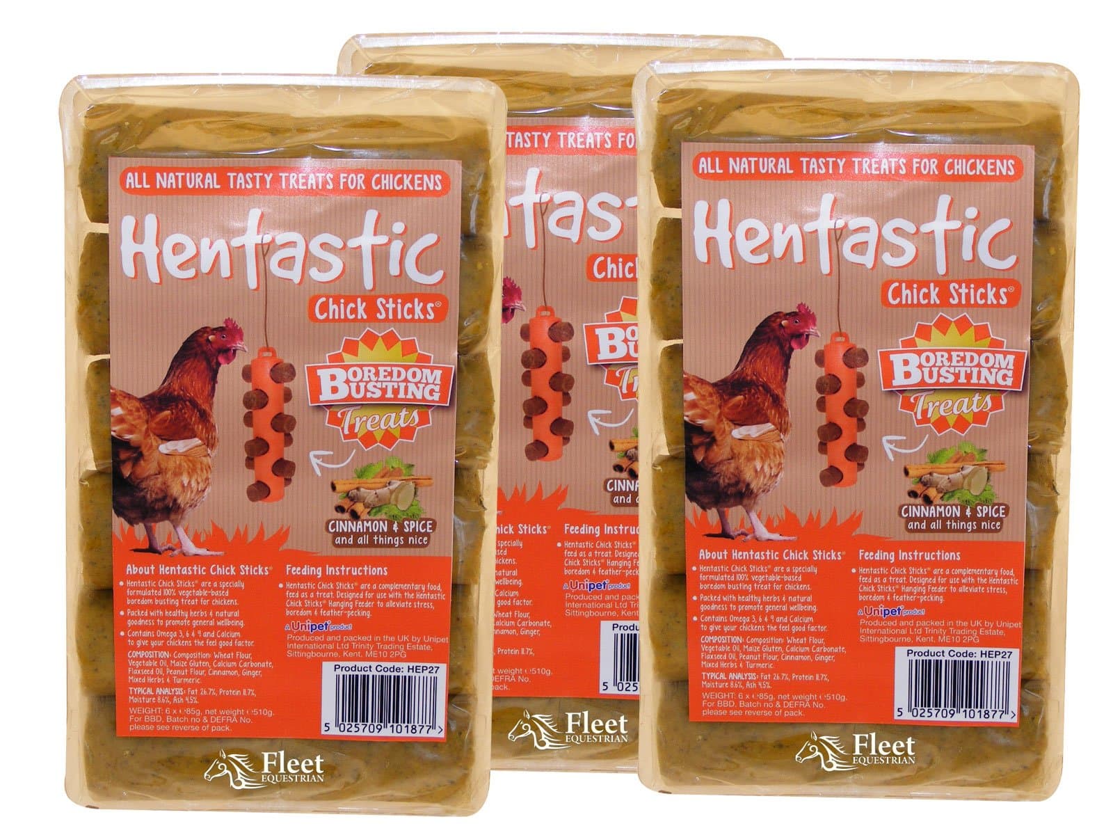 Hentastic Chick Sticks - Cinammon & Spice - Value 18 Pack