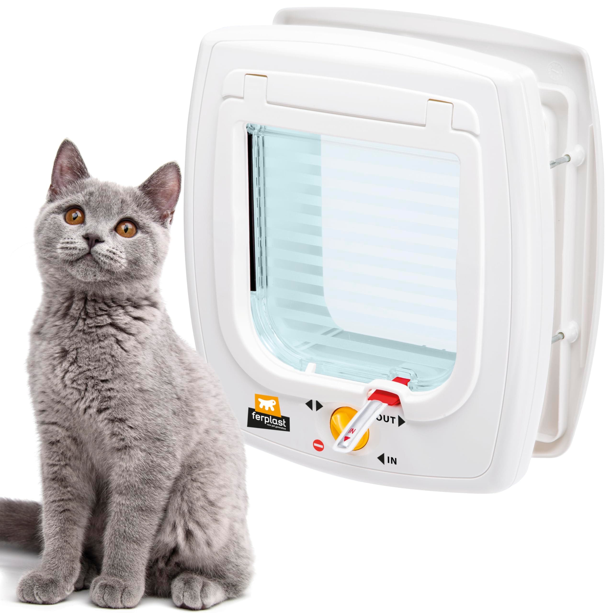 FerplastSwing 7 Magnetic Cat Door White