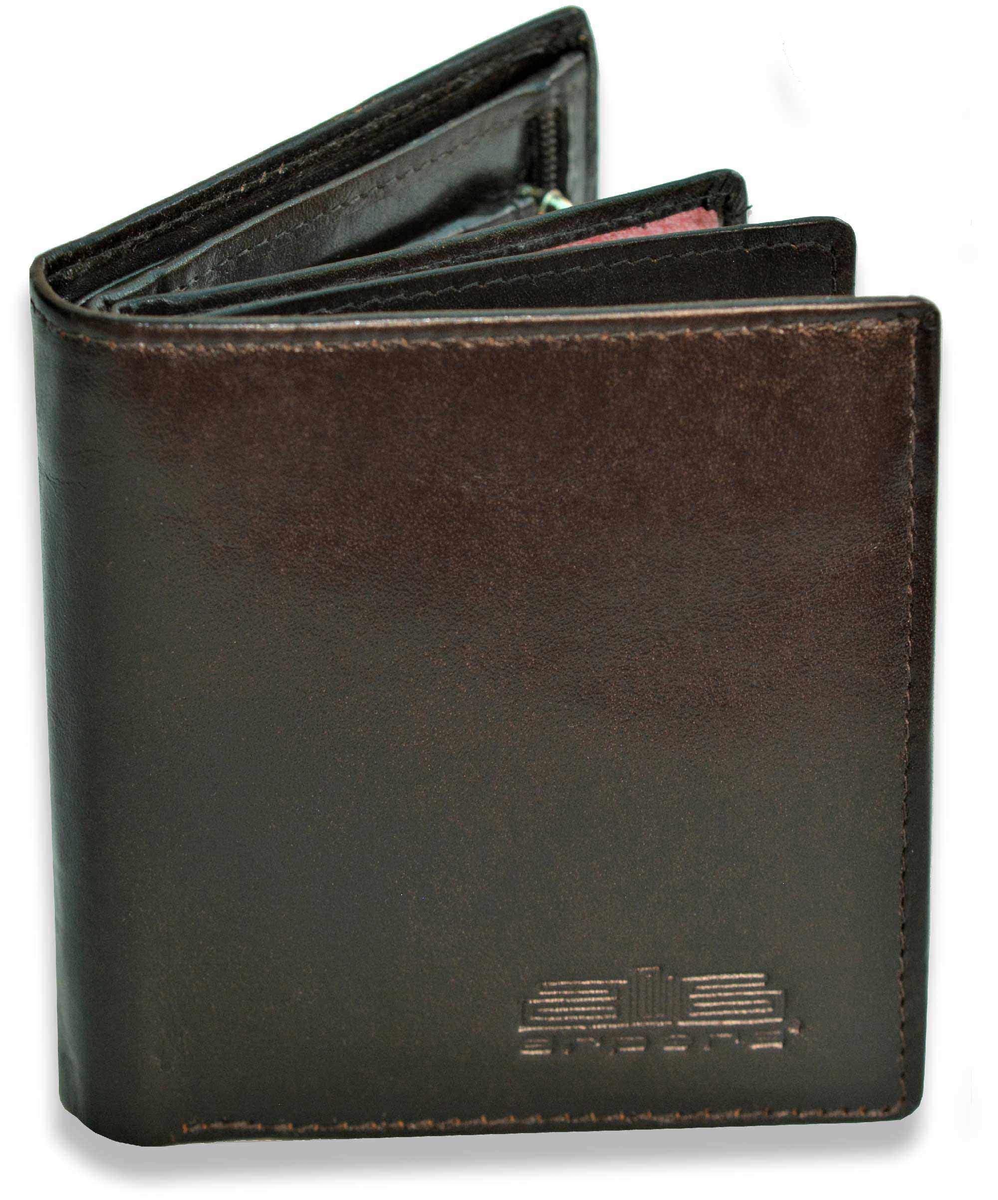 arpera Brown Leather Men's Wallet (C11429-2)