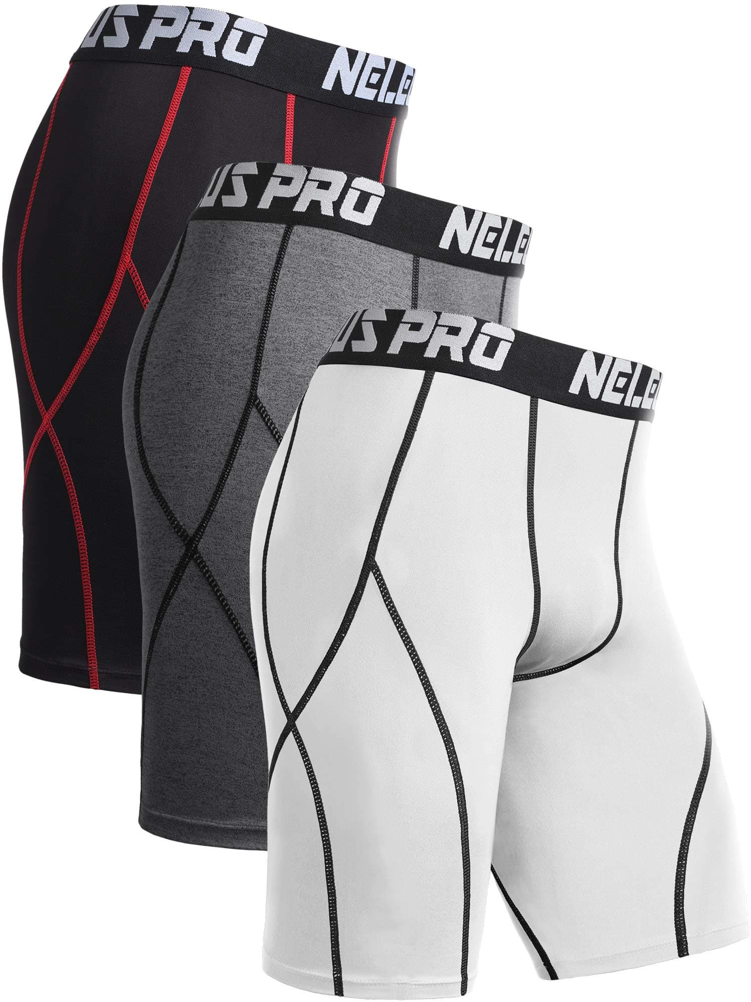 Men's Compression Shorts Pack of 3
