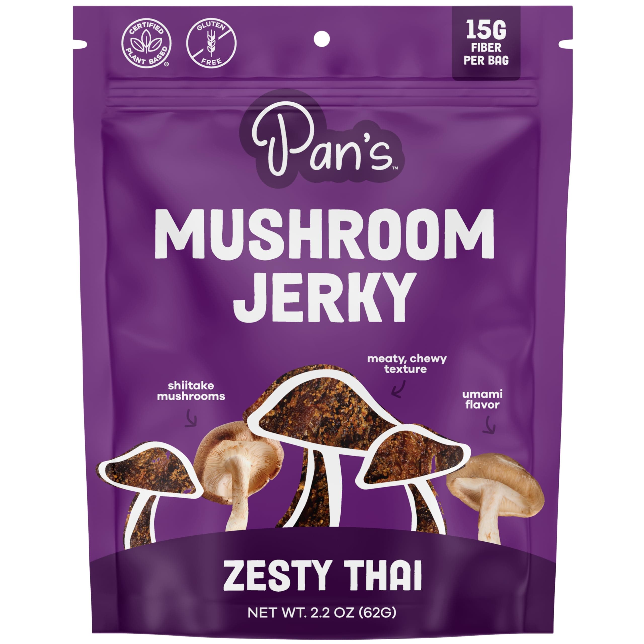 Mushroom Jerky (Zesty Thai)