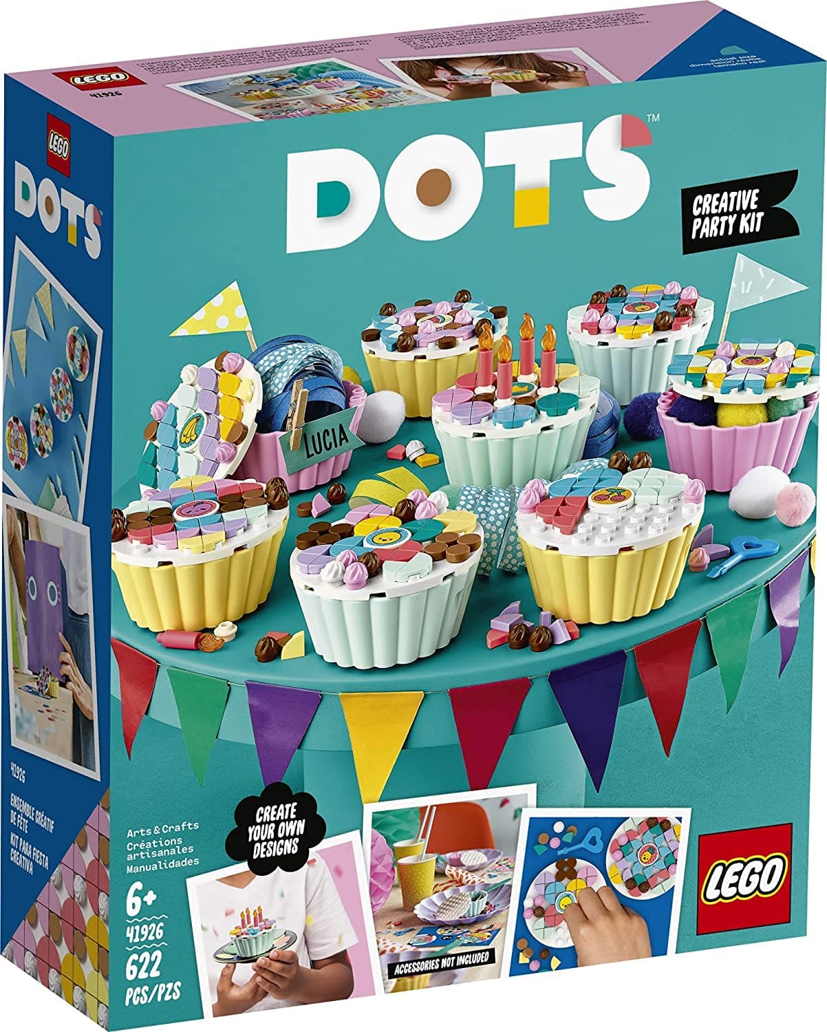 DOTS Creative Party Kit 41926 DIY Craft Decorations Kit; Makes a Perfect Play Activity for Kids, New 2021 (622 Pieces)