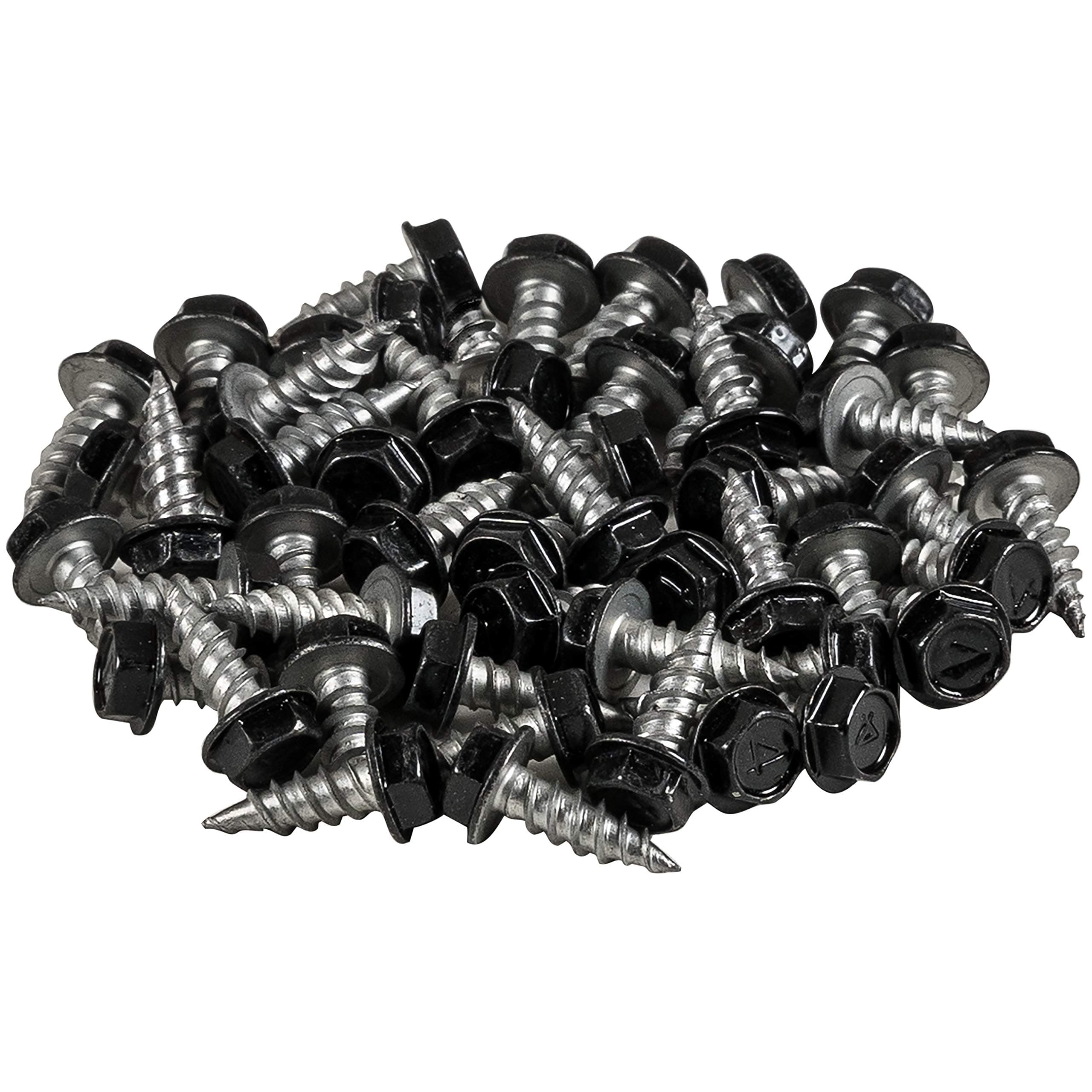 LeafTek DIY Gutter Guards50-1/2" Black Self Tapping Screws