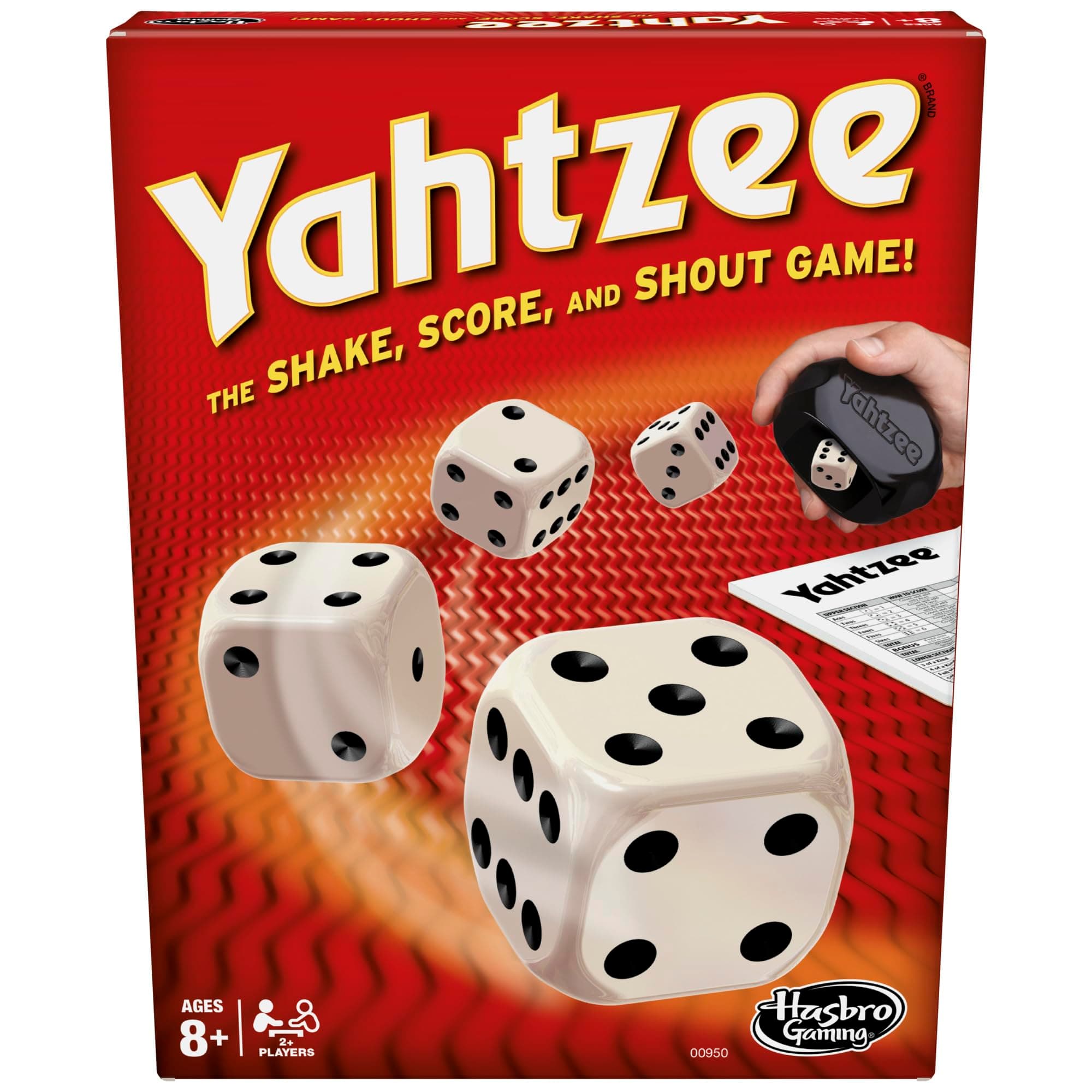 Hasbro -for Kid 950 Gaming Yahtzee Classic