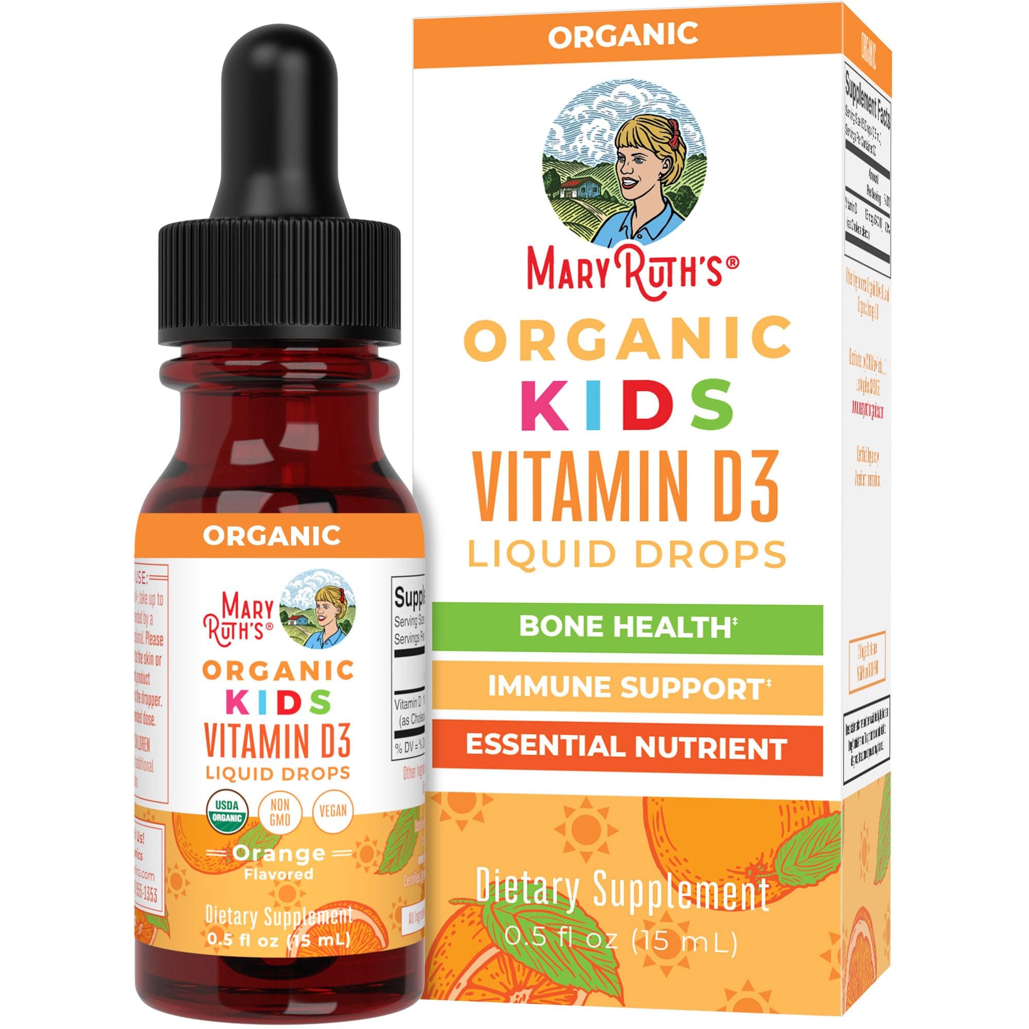 Mary Ruth's Kids Vitamin D3 Drops 0.5 OZ, 0.5 FZ