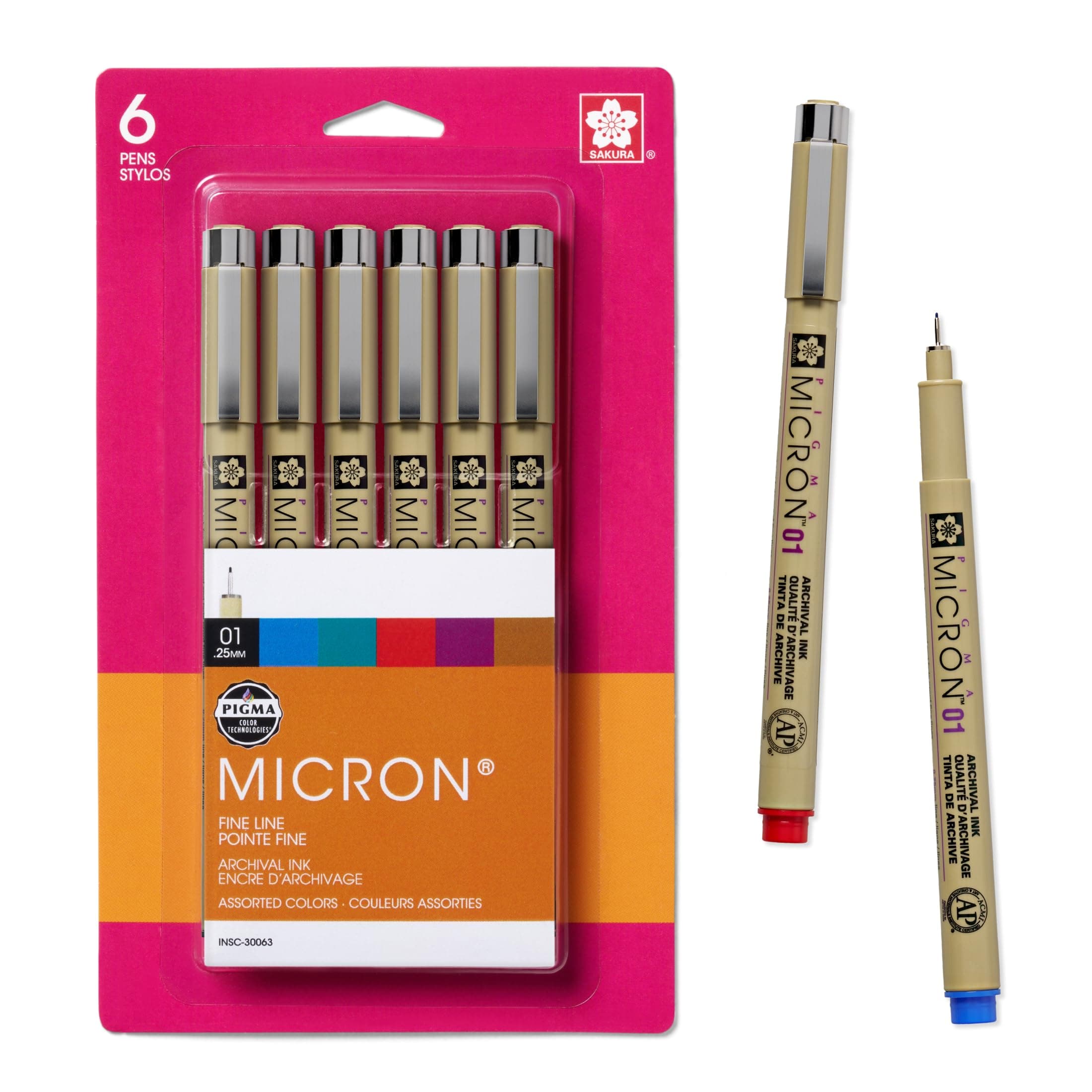 SAKURA MICRON PEN 6PC SET (01) AST