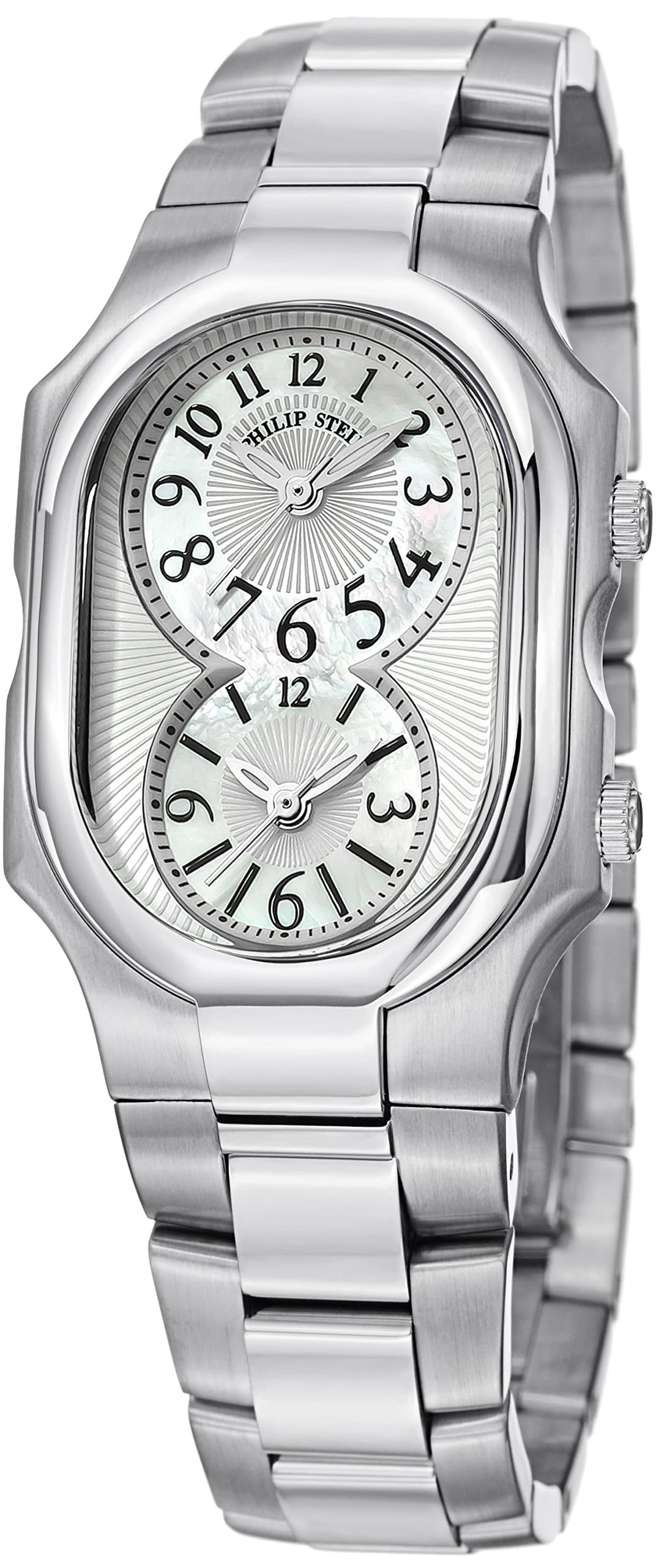 Philip Stein Large Case Quartz Watch - 2-NFMOP-SS