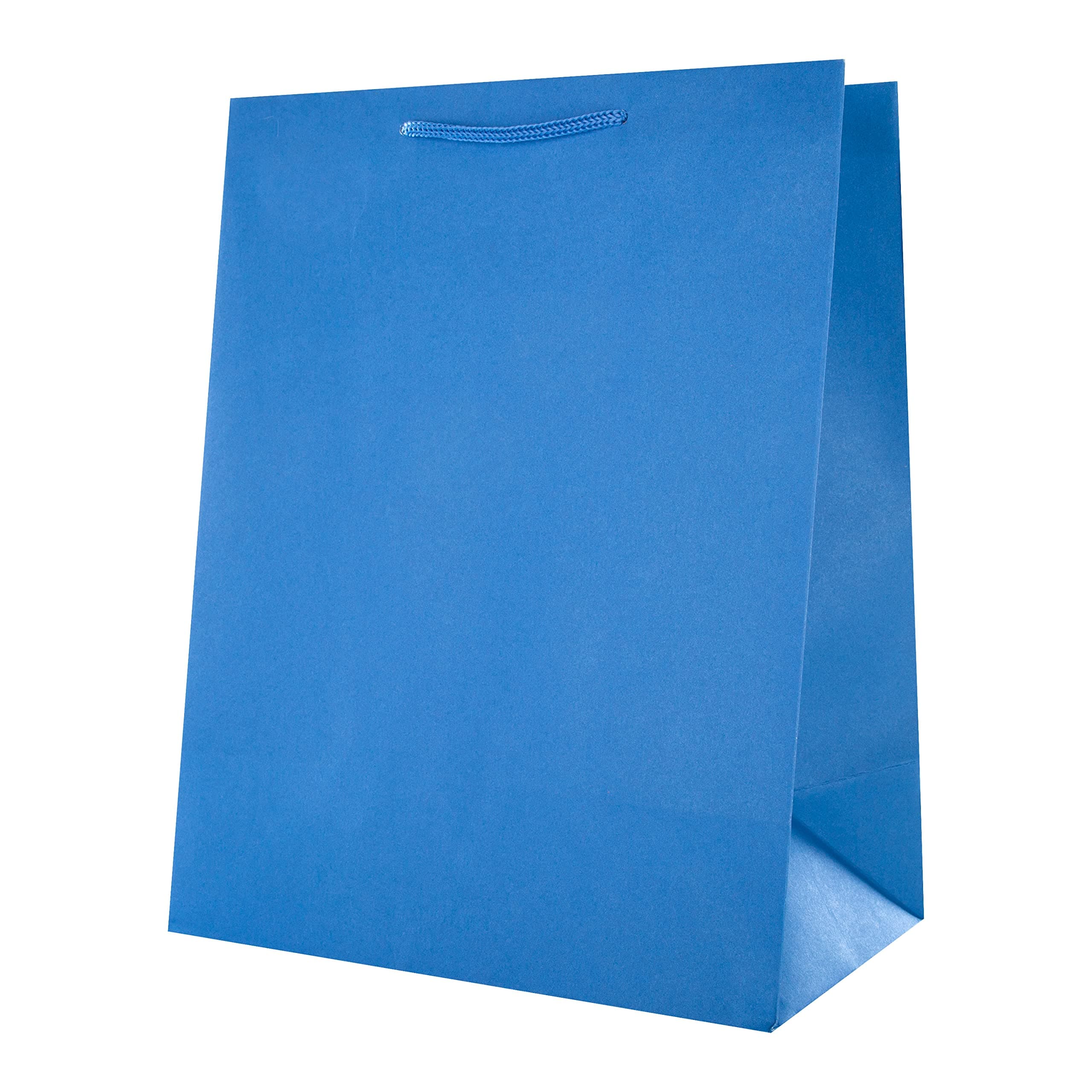 Multi-Occasion Large Gift Bag - Plain Blue