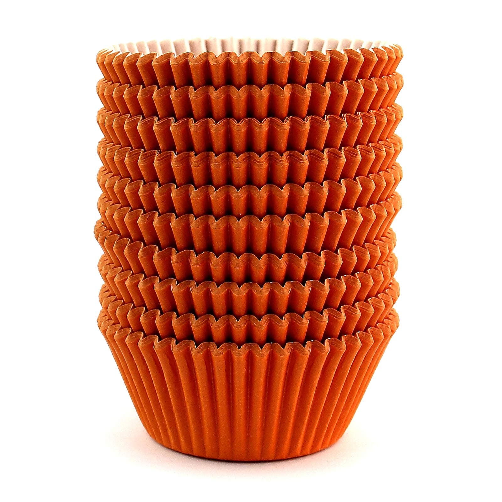 Eoonfirst Standard Size Baking Cups Christmas Party Cupcake Liners 200 Pcs (Orange)