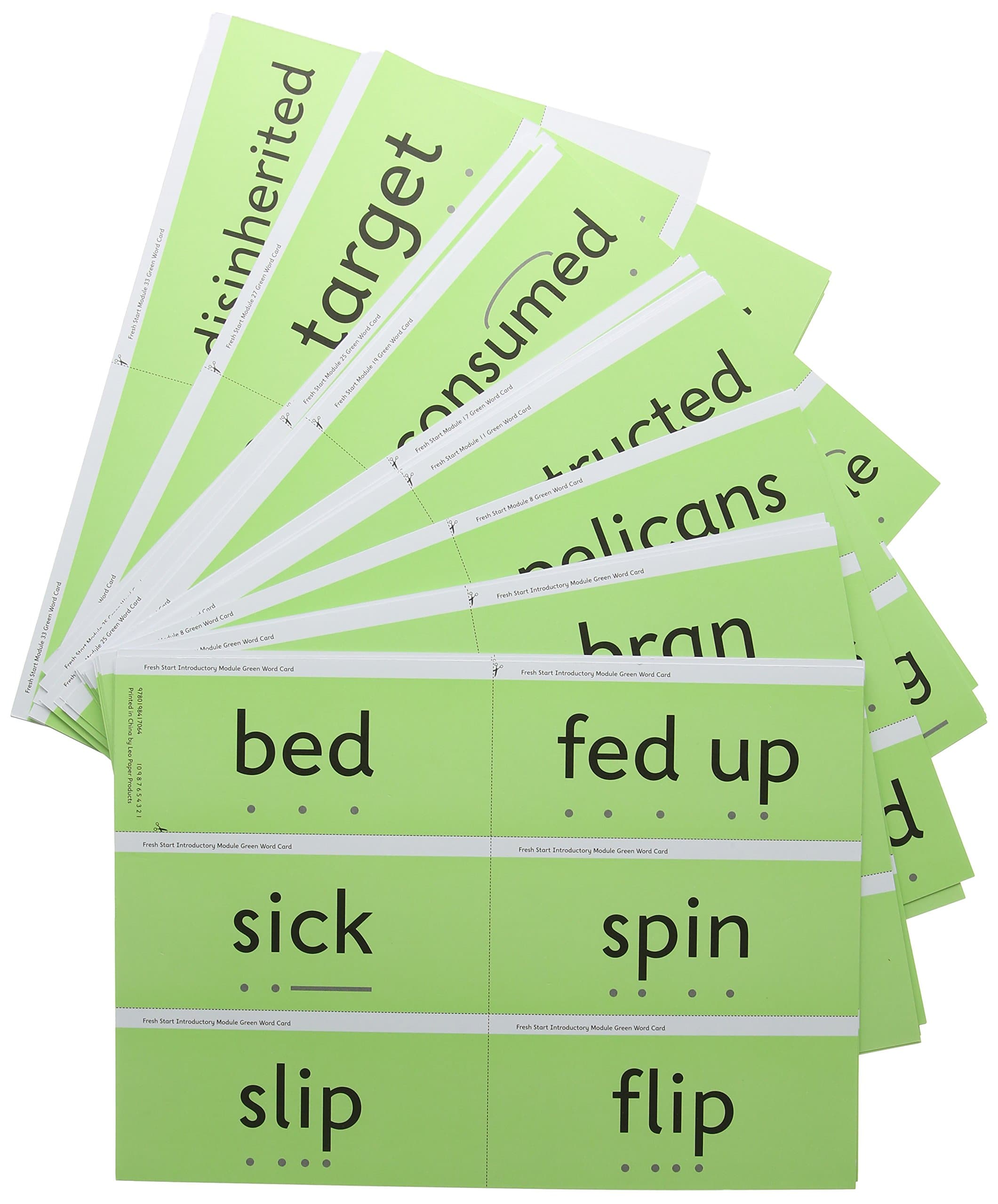 Module Green Word Cards (Read Write Inc. Fresh Start: Pre-2024 Edition)