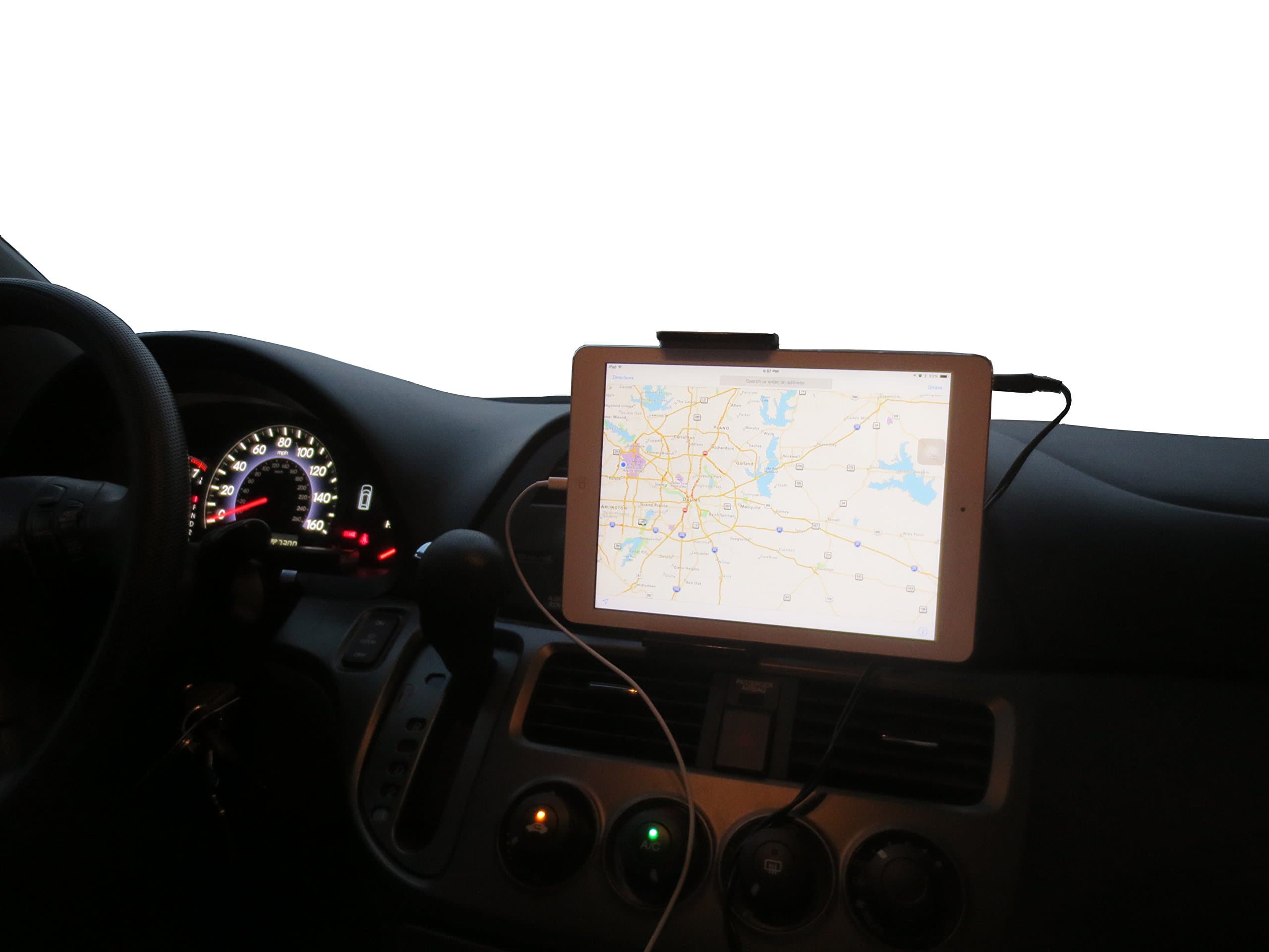 LEDHILL iPad Tablet CD Slot Mount + FREE Foldable Card Size Portable Smartphone Stand