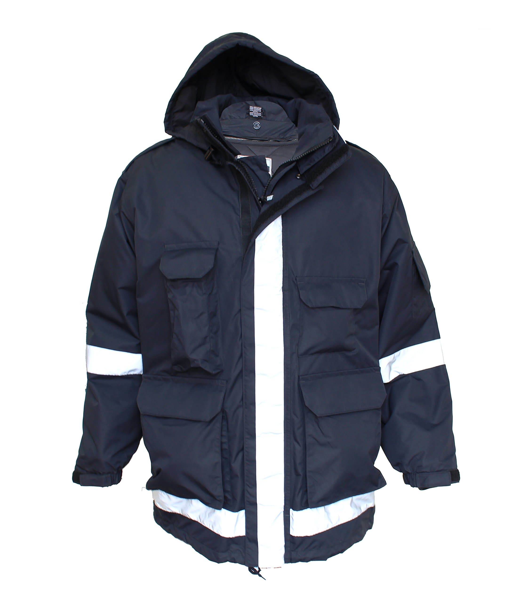 Solar 1 Clothing EMO1 EMS Jacket with Bloodborne Pathogen Protection, Navy, XXXL