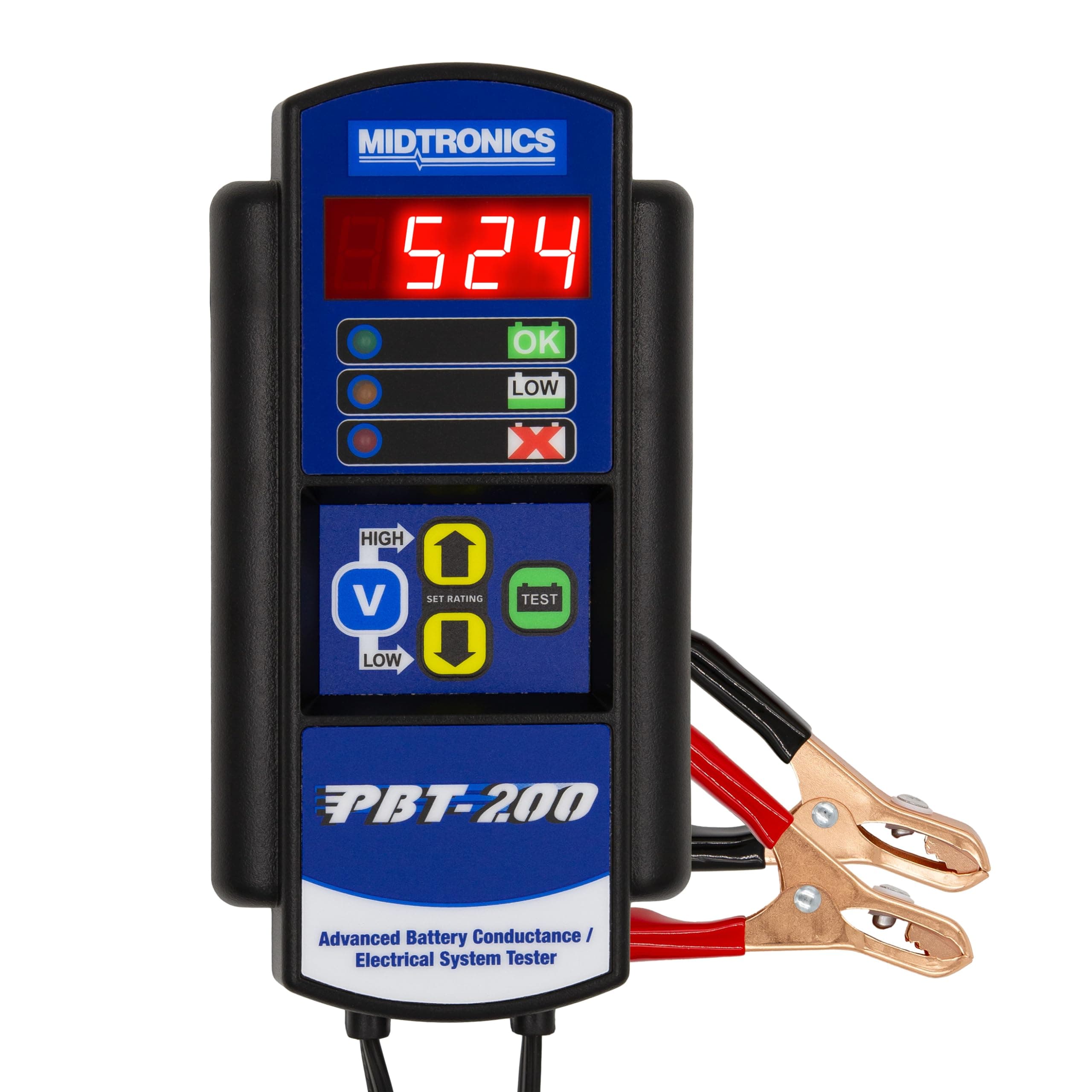 PBT200 Battery Tester w Charging System Test Black