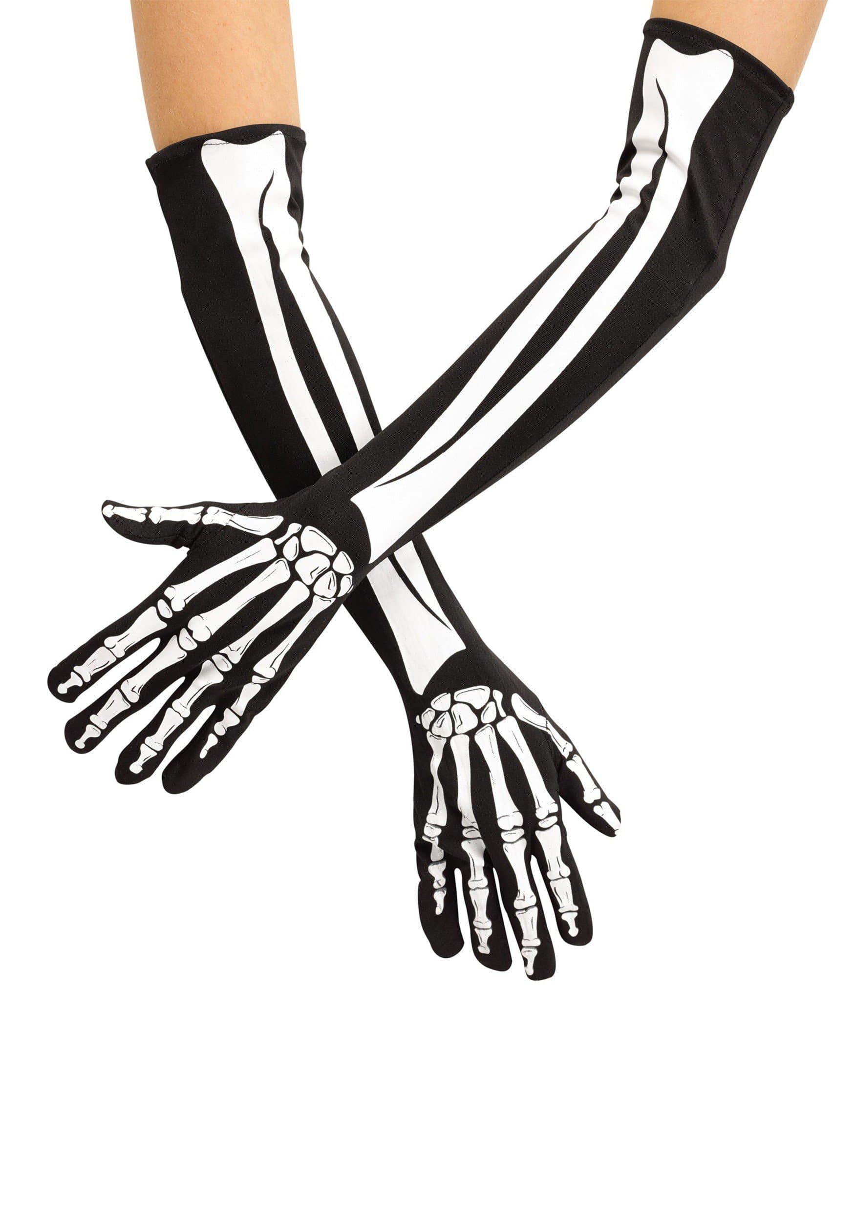 Fun WorldAdult Skeleton Opera Gloves