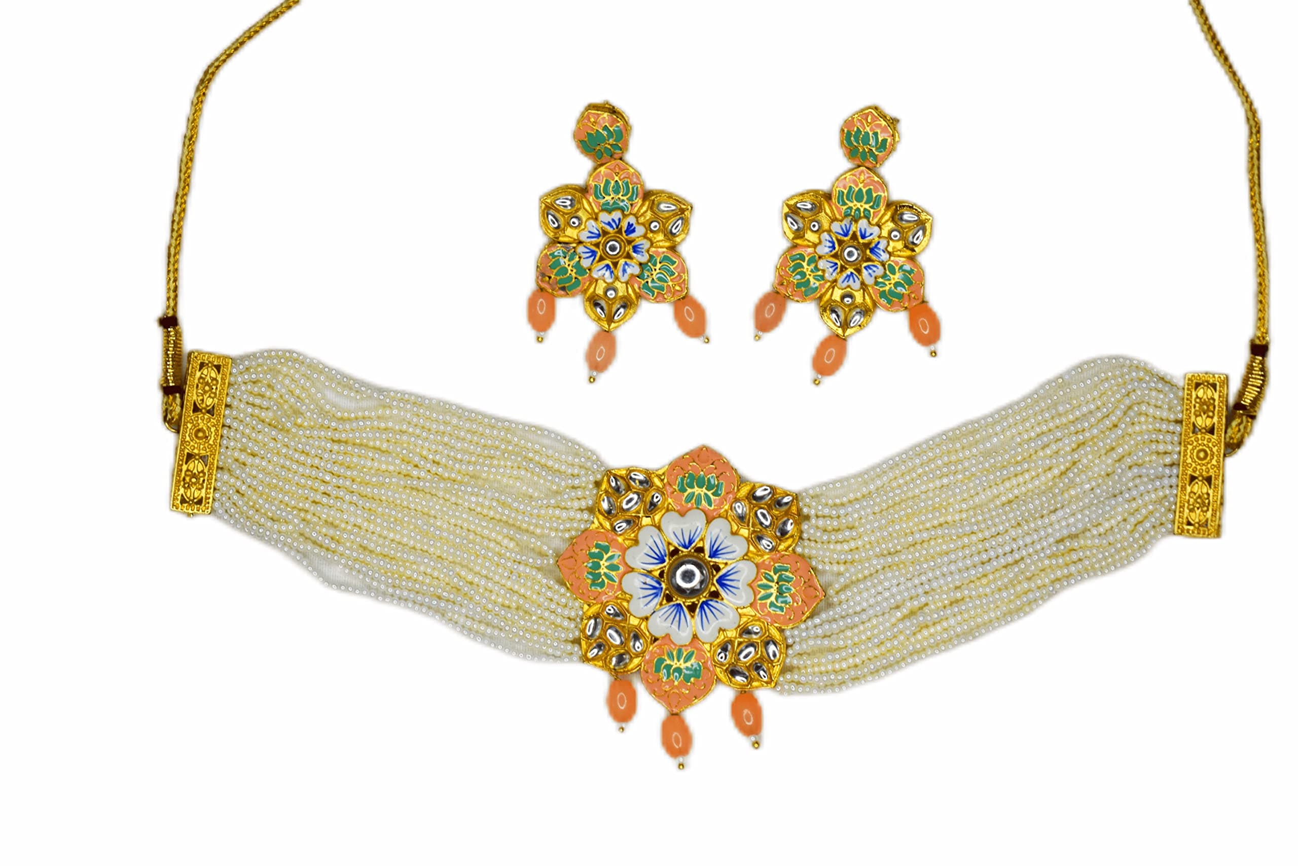 GenericMINAKARI KUNDAN CHOKER SET