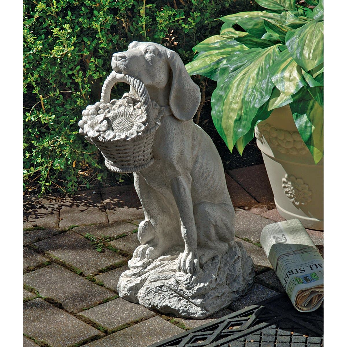 Man's Best Friend Dog Statue