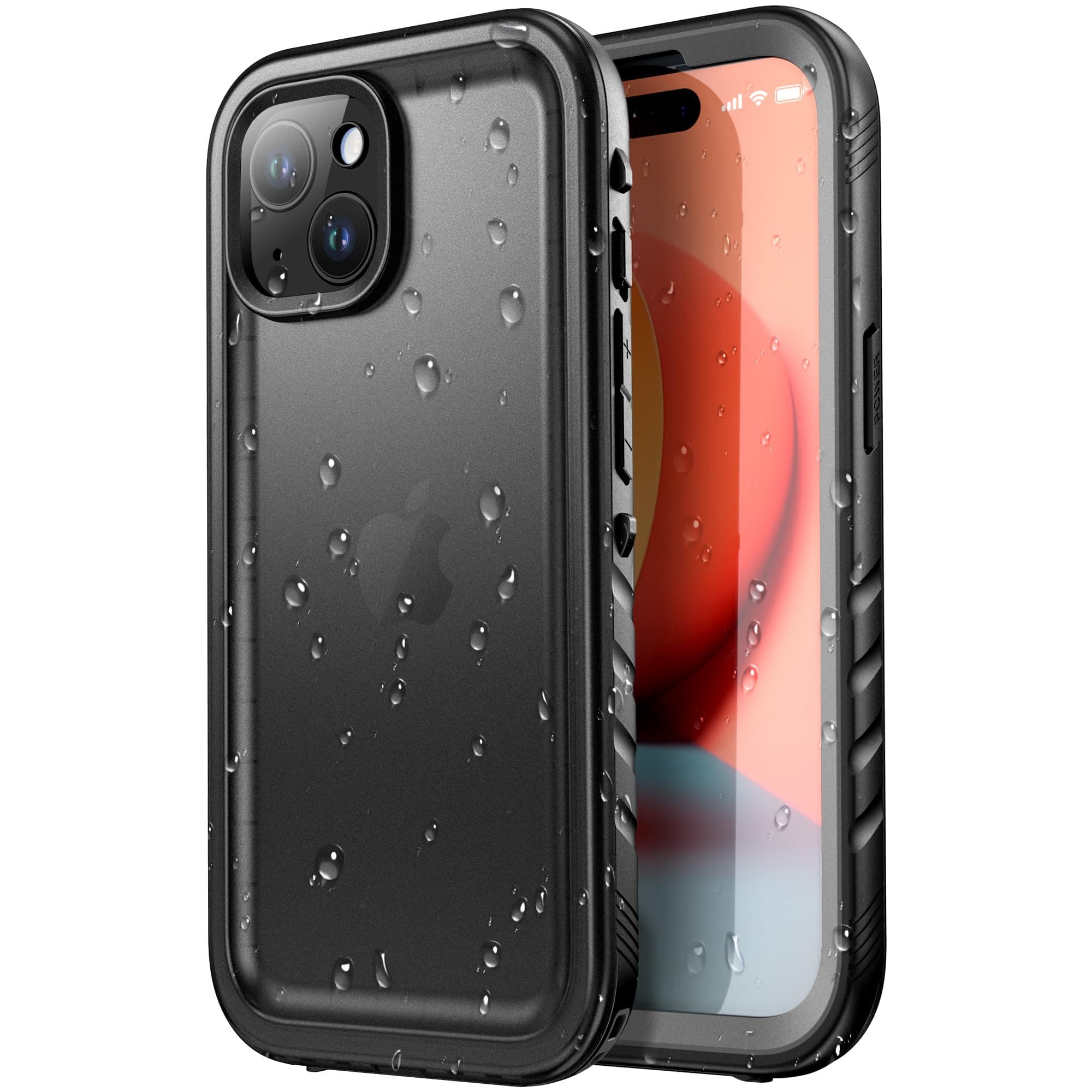 – SPORTLINK for iPhone 15 Case Waterproof - Shockproof Heavy Duty Front and Back Cover [Built in Screen/Camera Protector] 360 Full Body Protective [Dustproof][IP68 Underwater] Military Bumper-6.1" Black