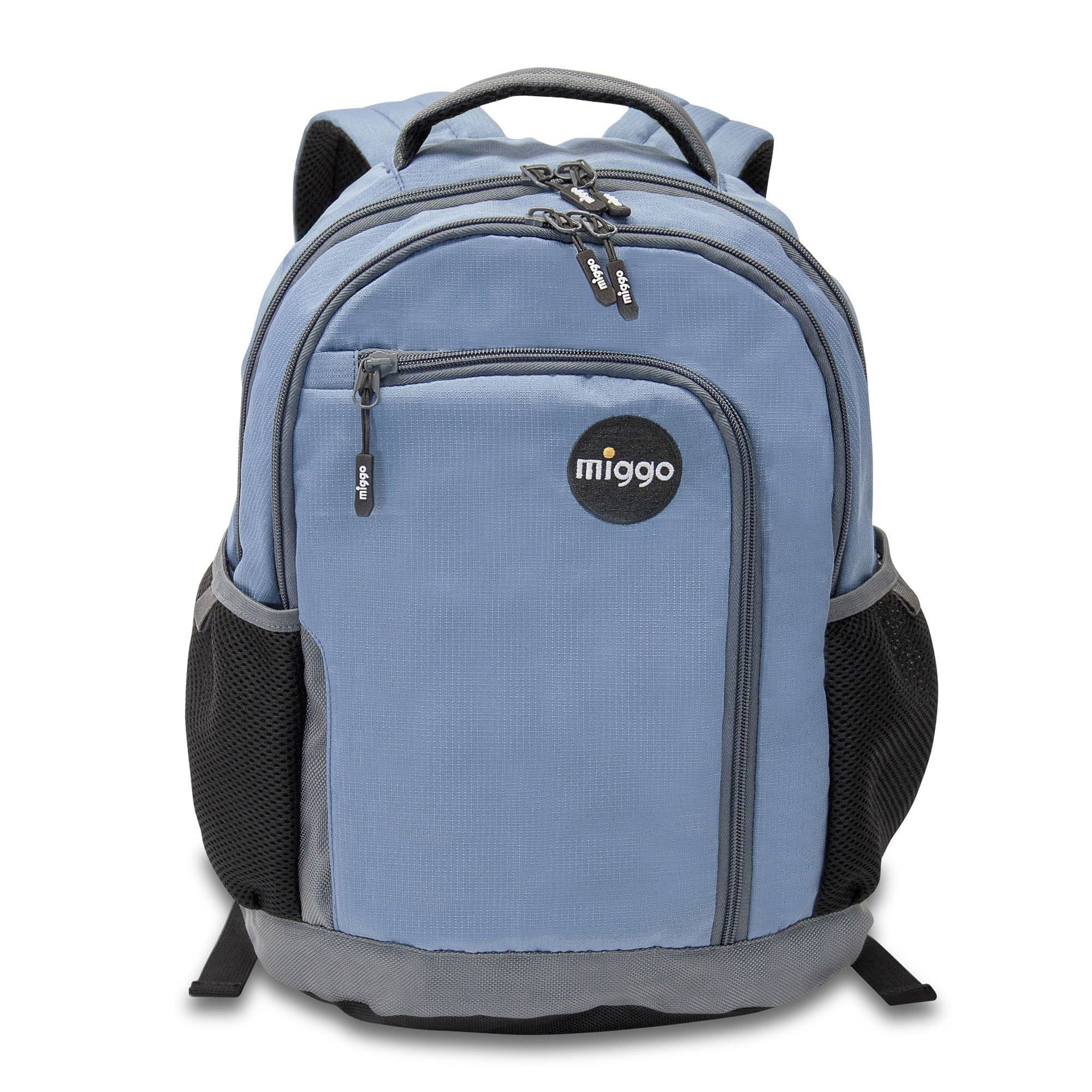 MIGGO STYLE MIDTOWN GENIUS Sport Backpack, Polyester, Light Blue, Fits up to 15-inch Laptop & 10-inch Tablet