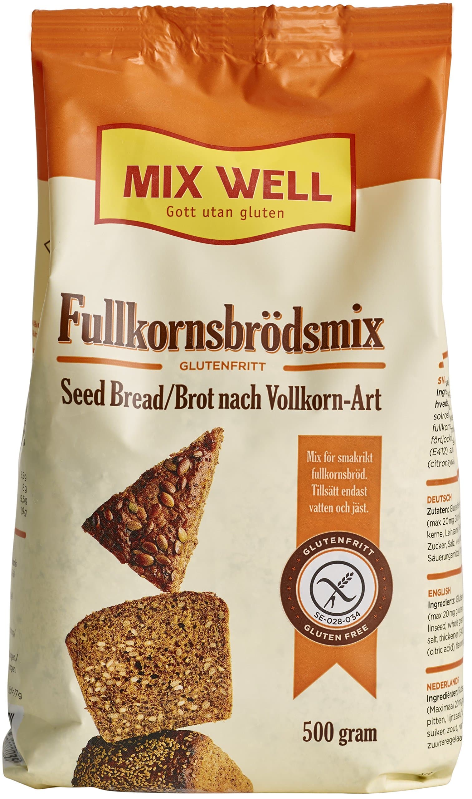 Gluten free seed bread mix 500g