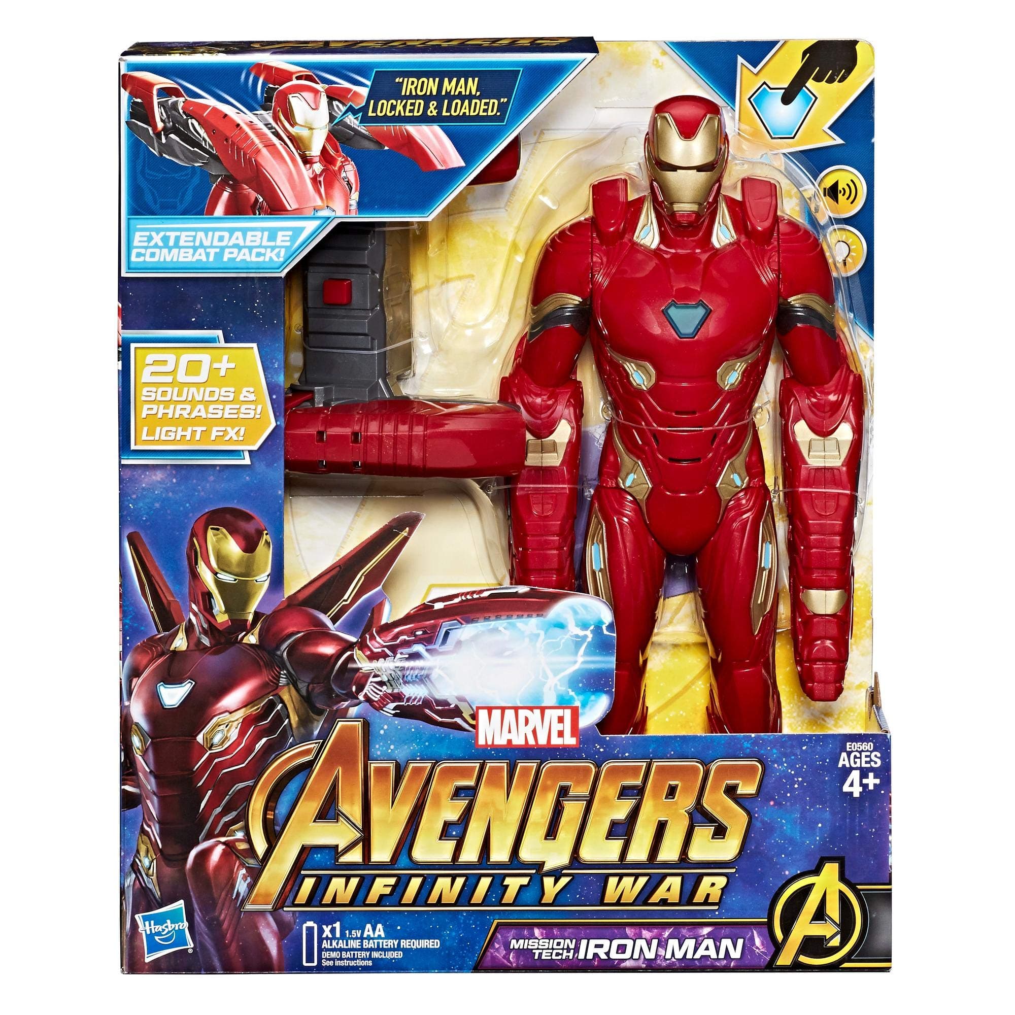 Avengers: Infinity War - Iron Man Mission Tech Titan Hero with Accessory (Figure, Action Figure), E0560103