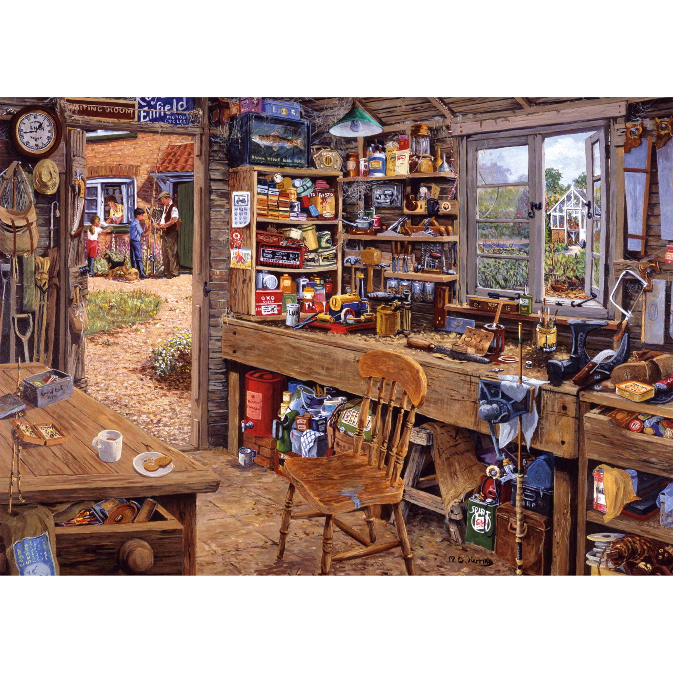Ravensburger Dad's Shed, Multi Color (500 Pieces)