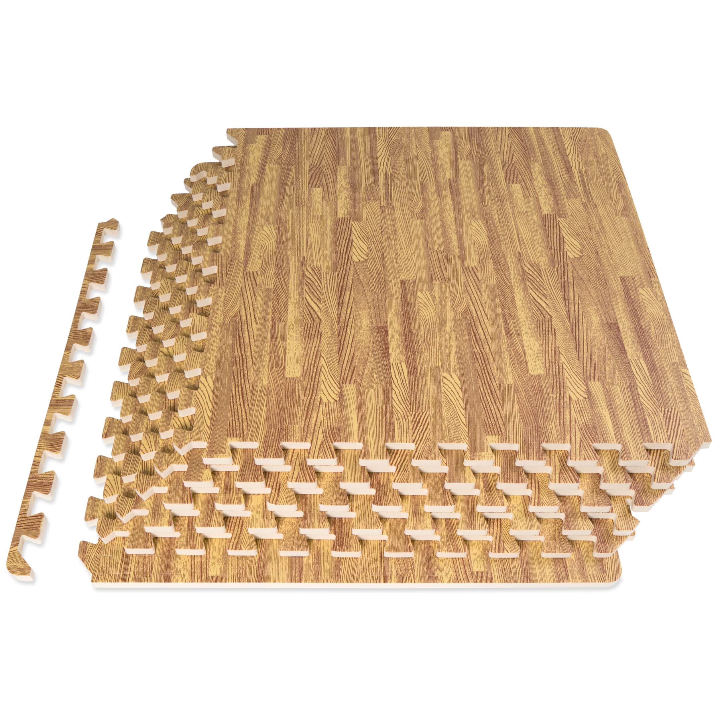 WOOD-GRAIN PUZZLE MAT 1/2 INCH