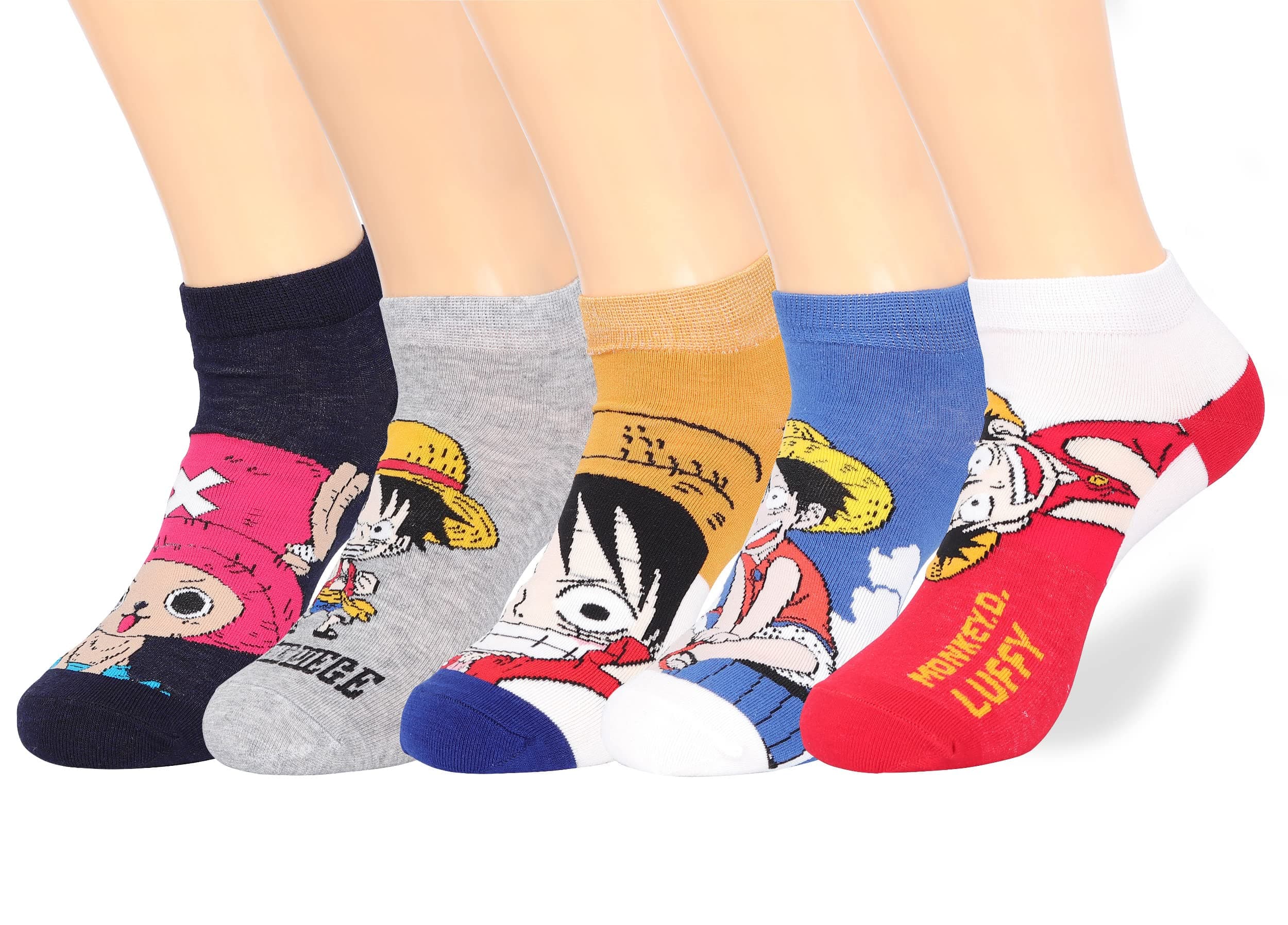 Roffatide Anime Ankle Socks 5 Pairs