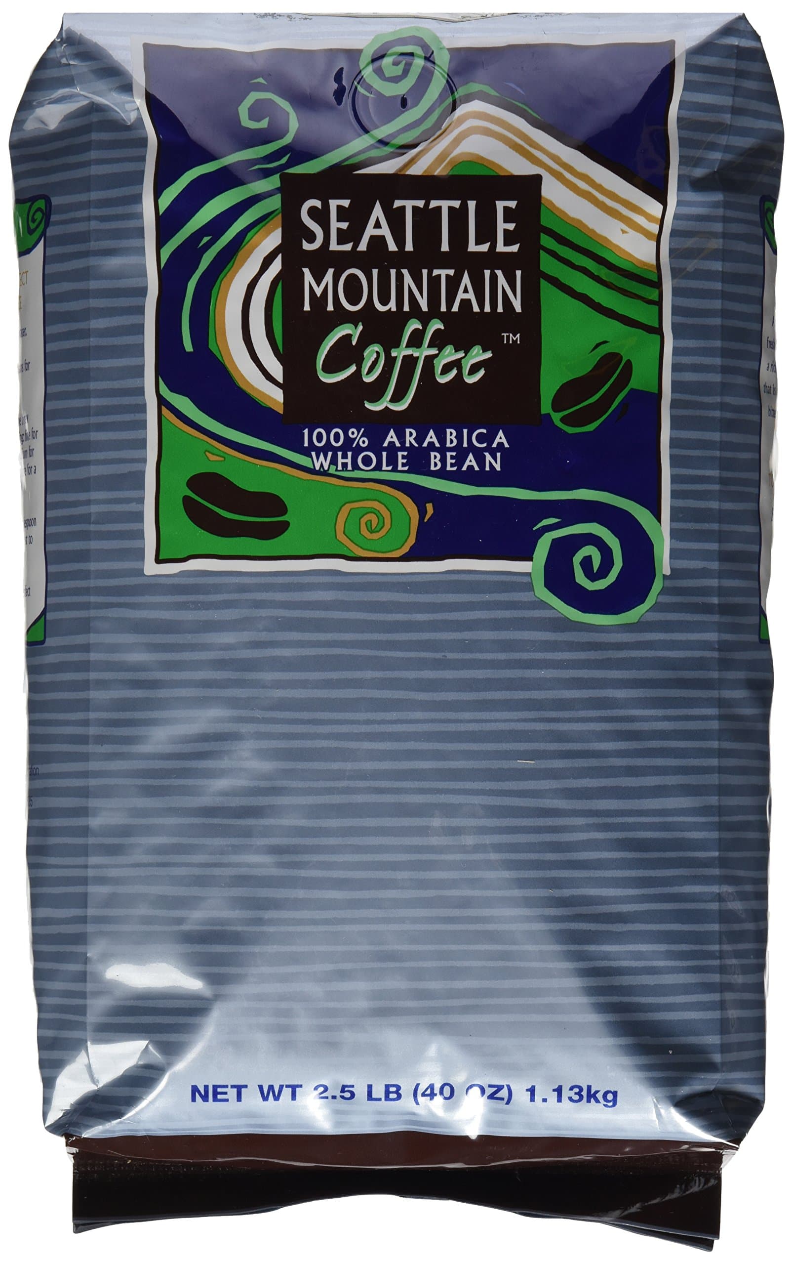 Seattle Mountain Coffee - Seattle Mt. Blend Whole Beans - 2.5 Lbs