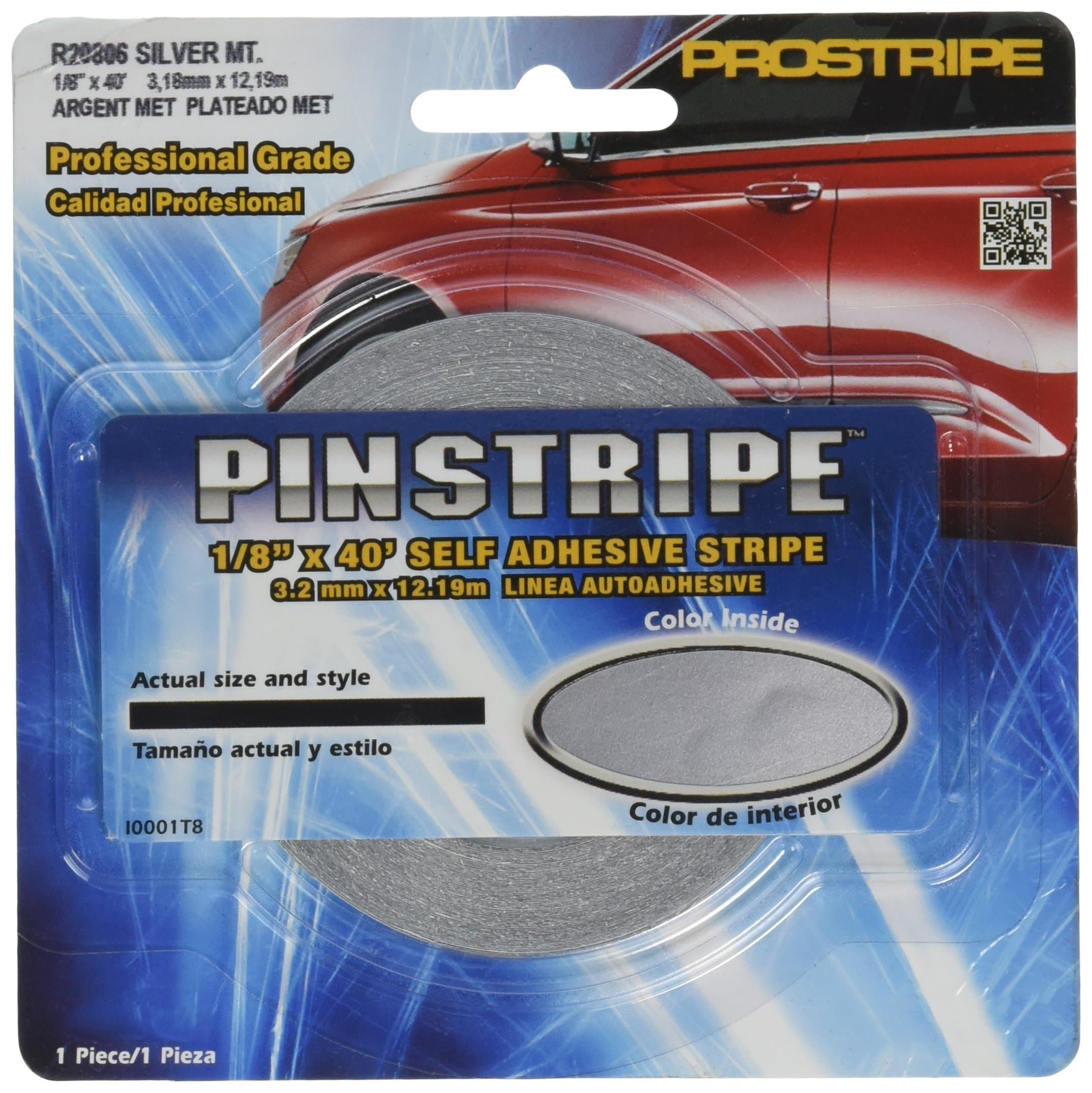 R20806 Prostripe 1/8X40'Silv Met