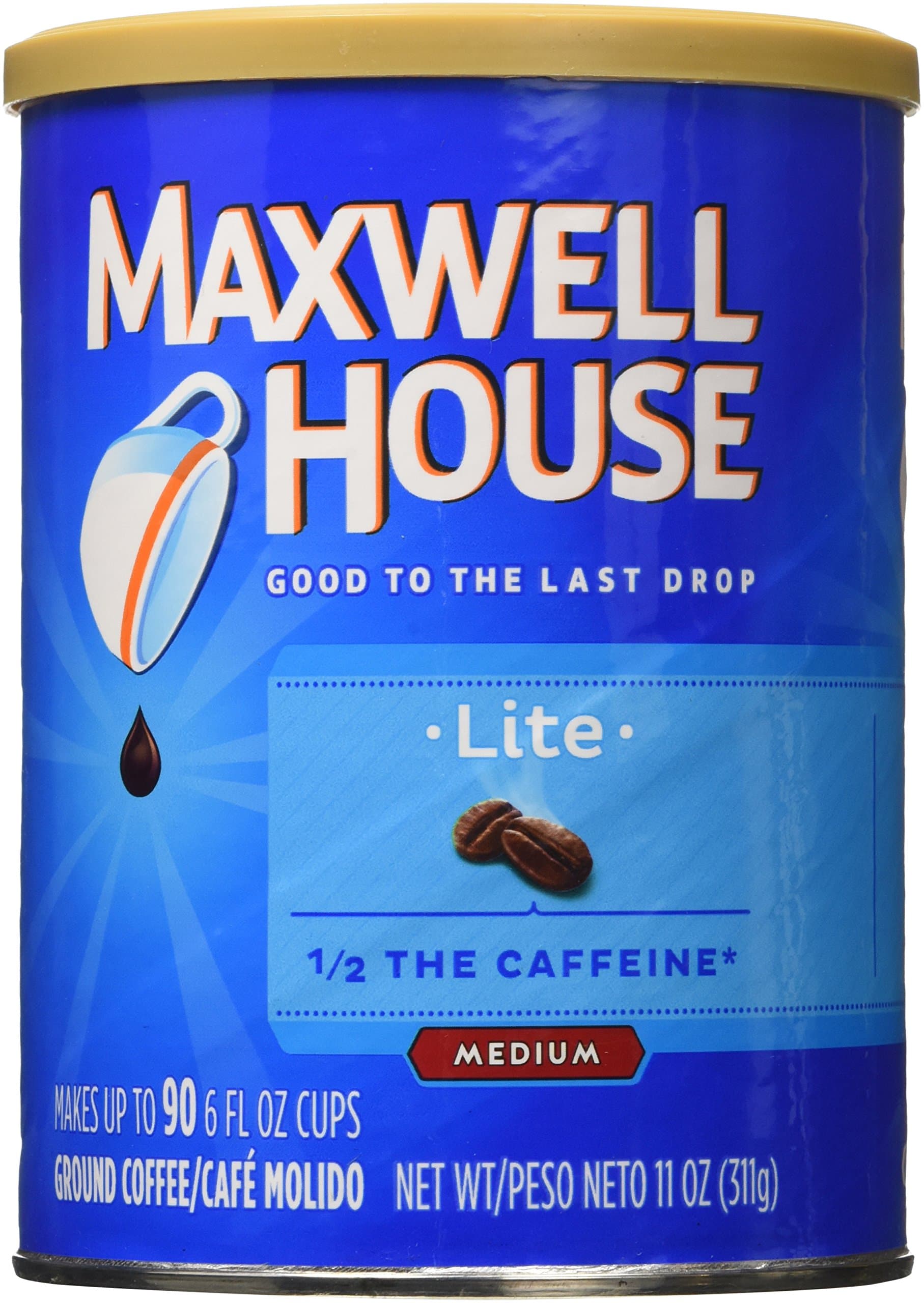 Maxwell HouseLite Ground Coffee, 11 Ounce