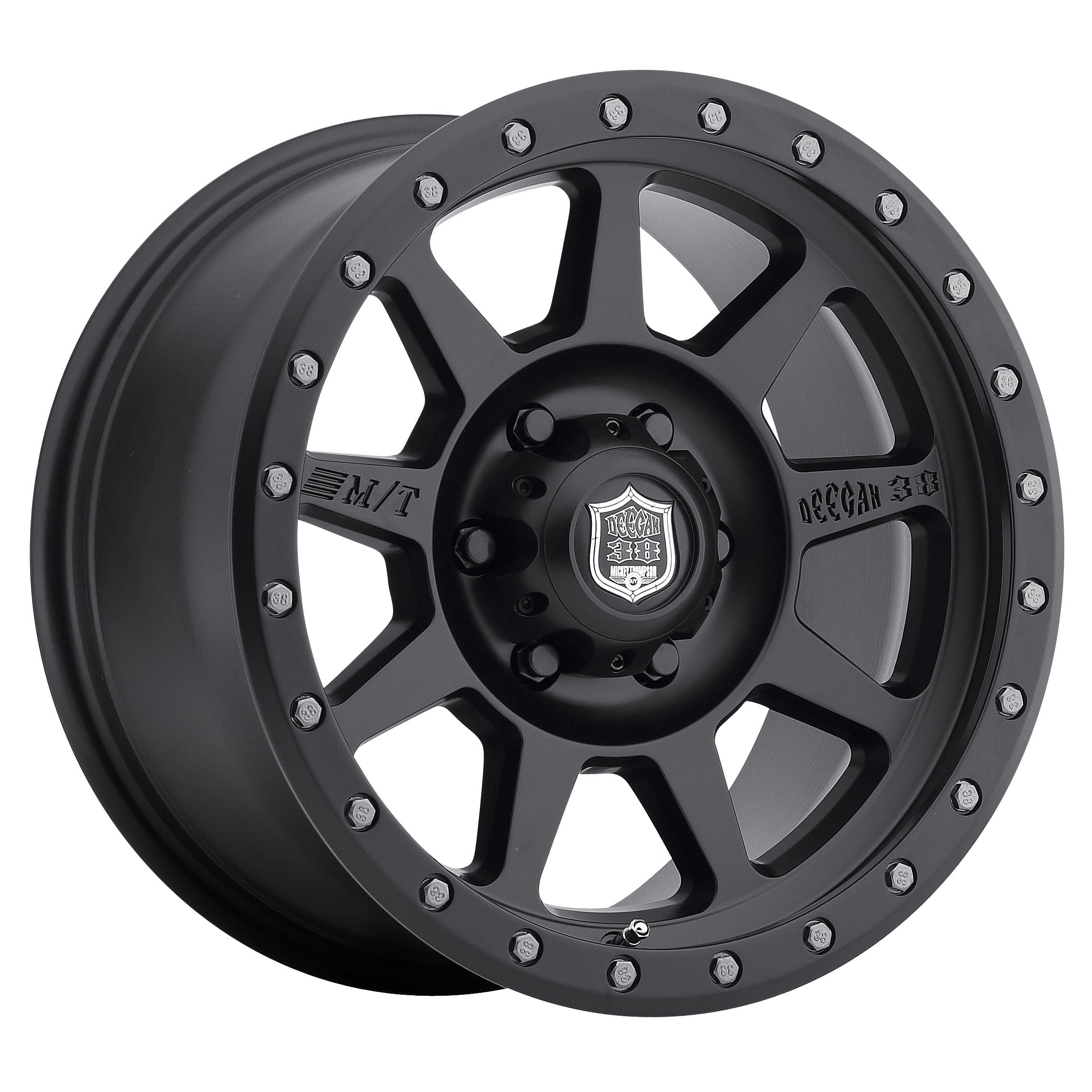 Mickey Thompson Deegan 38 PRO 4 Black Wheel with Matte Black Finish (17x9"/6x5.5") 0 millimeters offset