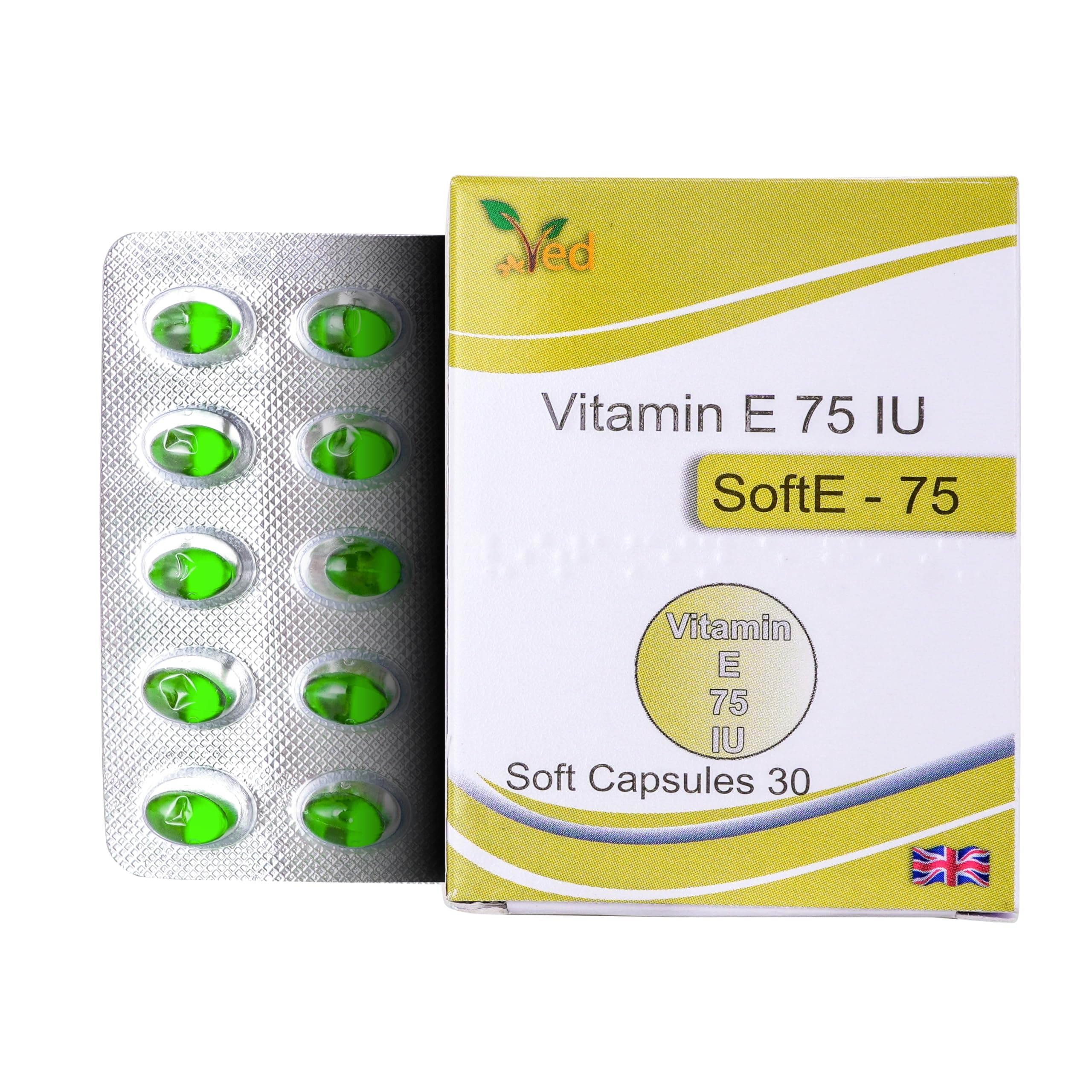 Ved Vitamin-E 75IU SOFTGEL Capsule (15X2)