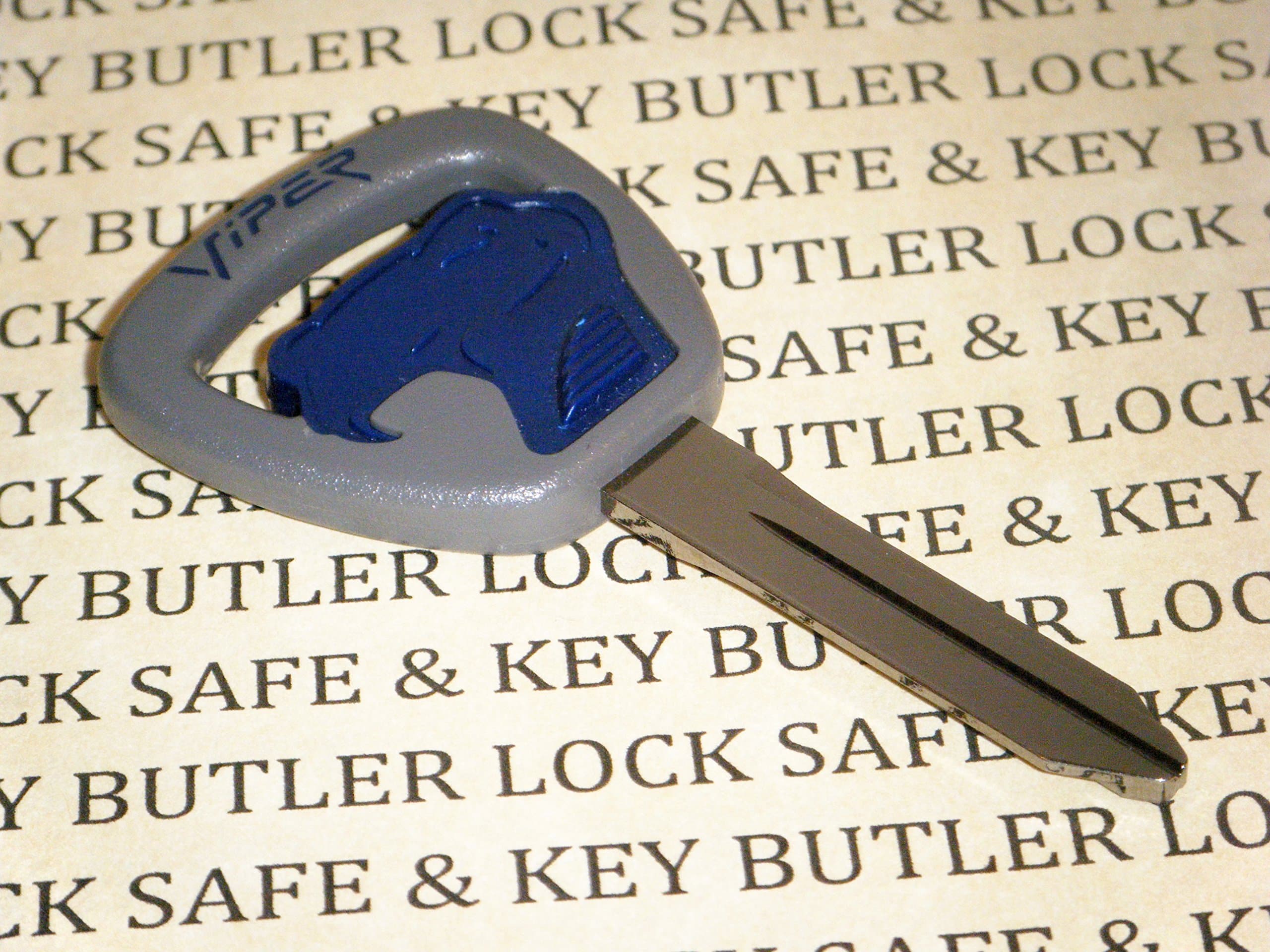 One Key for Dodge Viper 1994-2002 Viper Snake Head Key for All Years of Vipers Generation 1 & 2 1994-2002. Factory Key Special Edition Viper Snake Head Logo. Duplicate at Dealer, Lock Shop