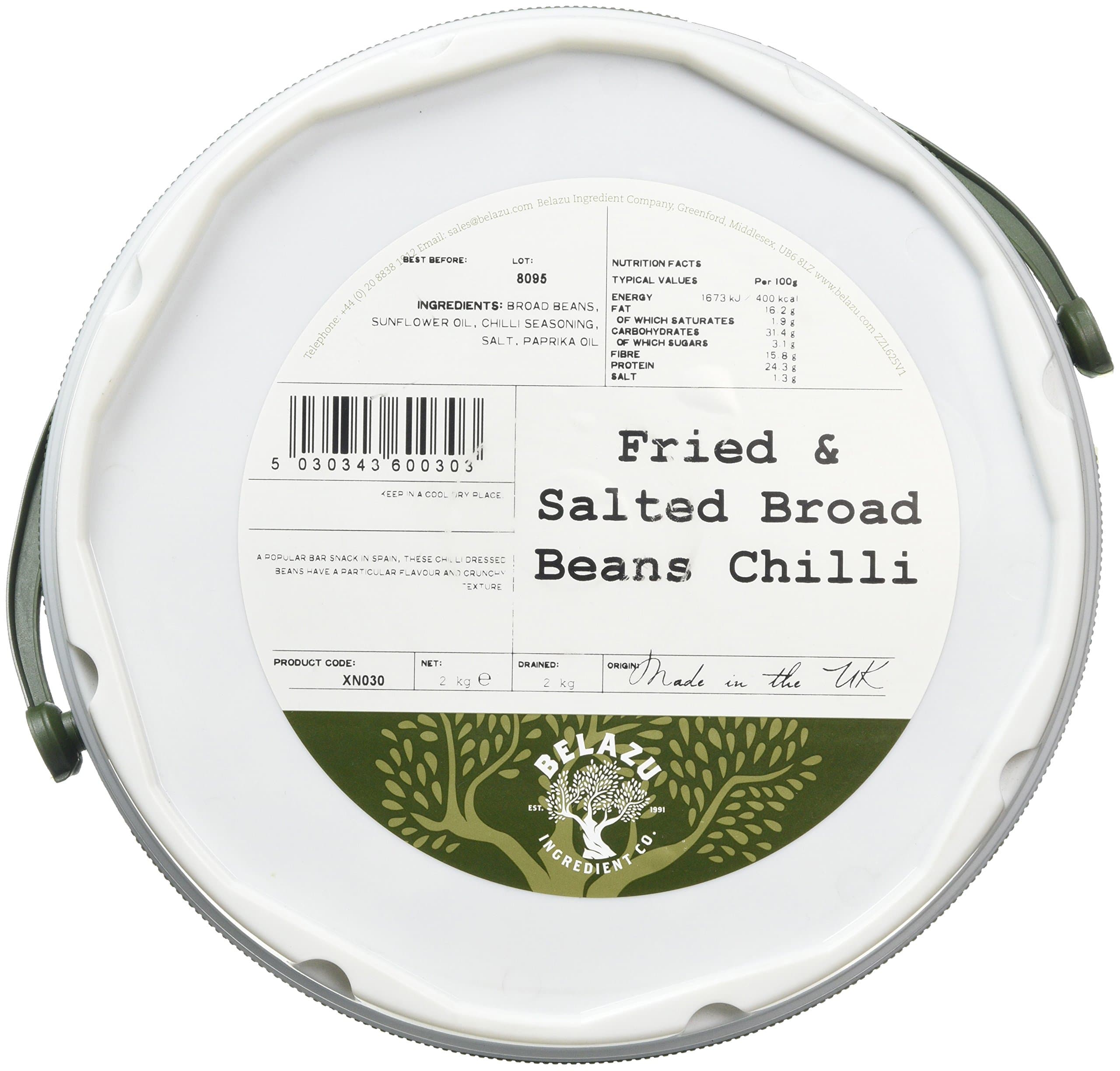 Fresh Olive Fried and Salted Broad Beans with Chilli 2 Kg