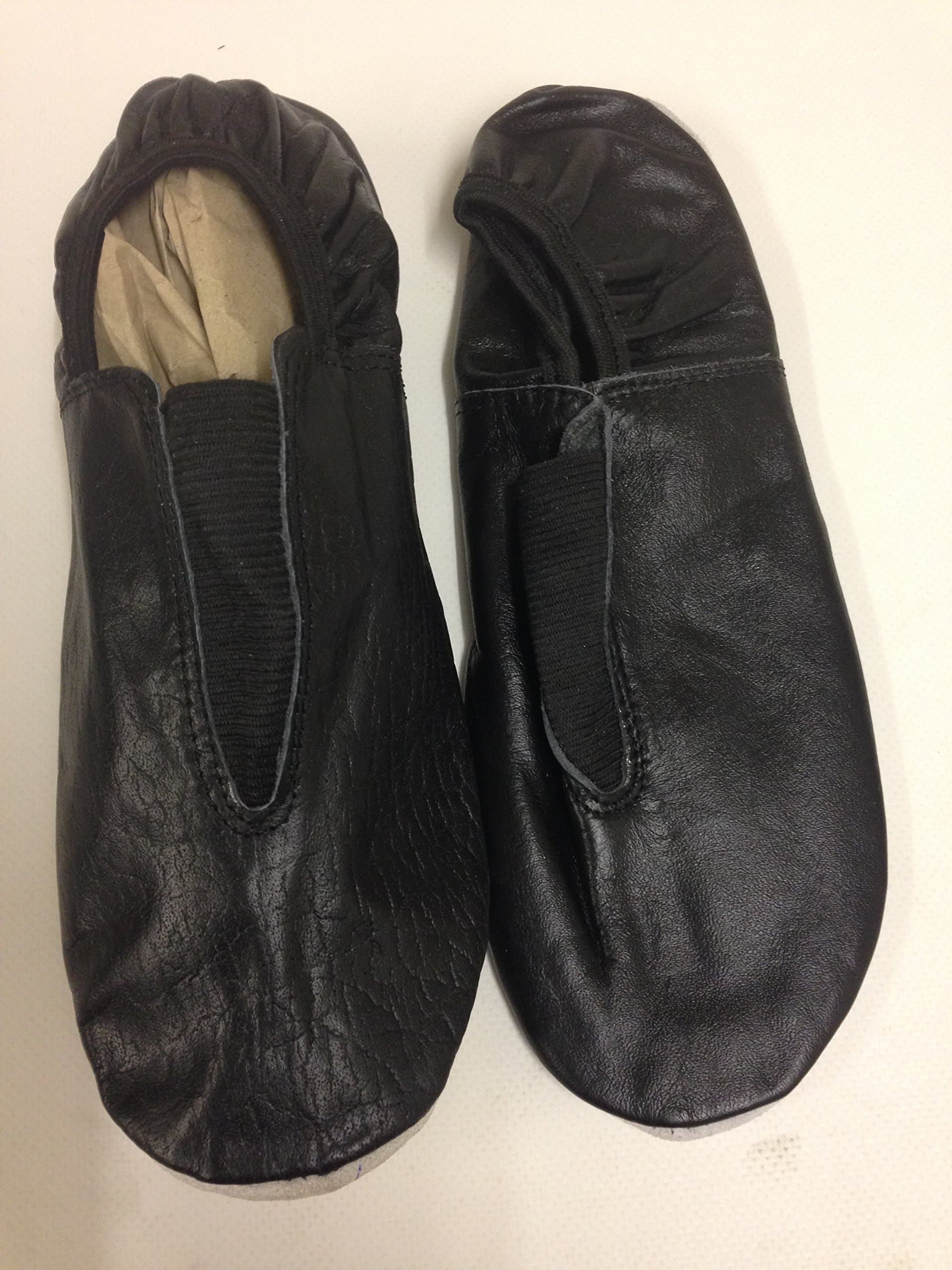 wolf impexLeather Gymnastic/Training/Dance/Trampoline Shoes Black