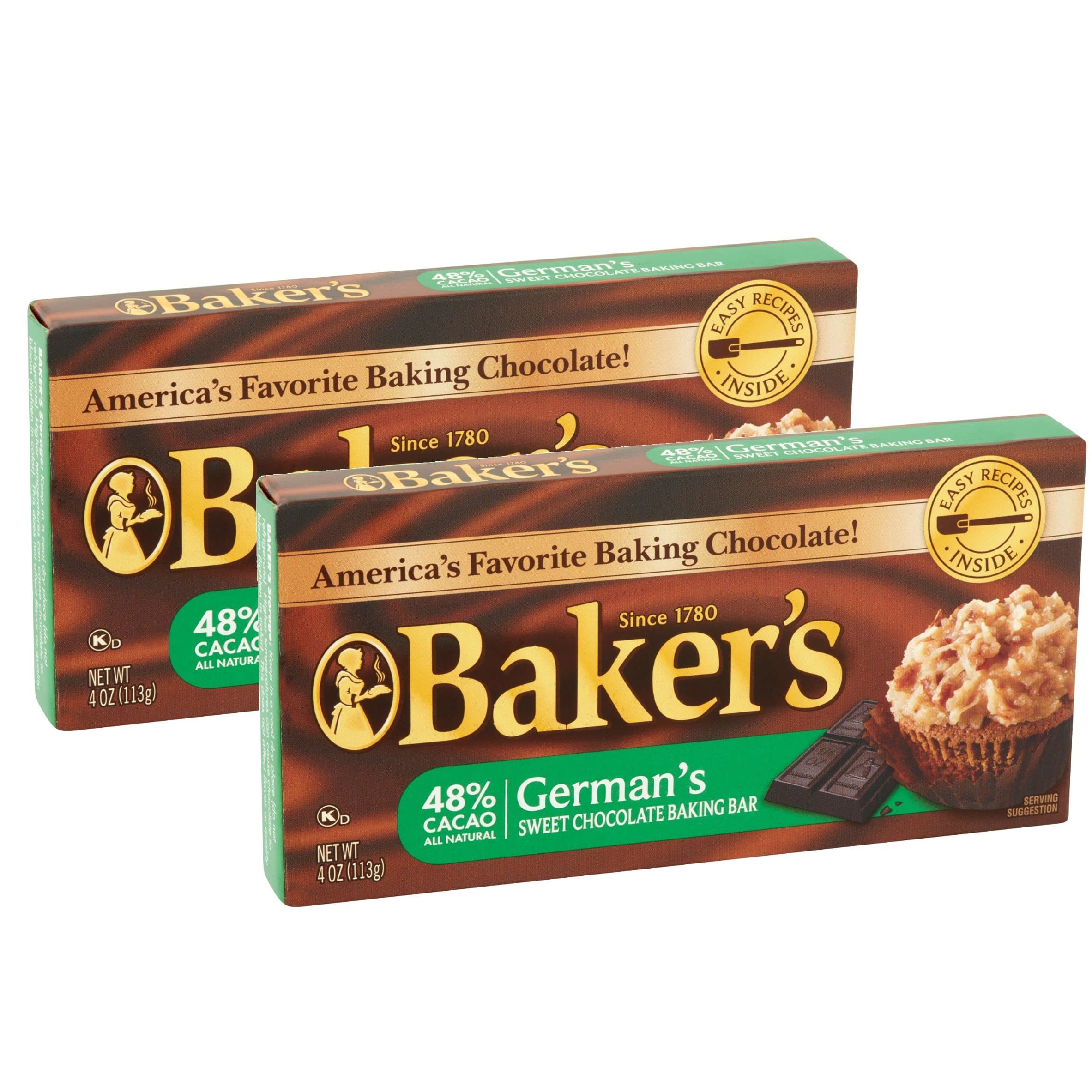 Kraft Bakers German Chocolate Bar, 4 OZ