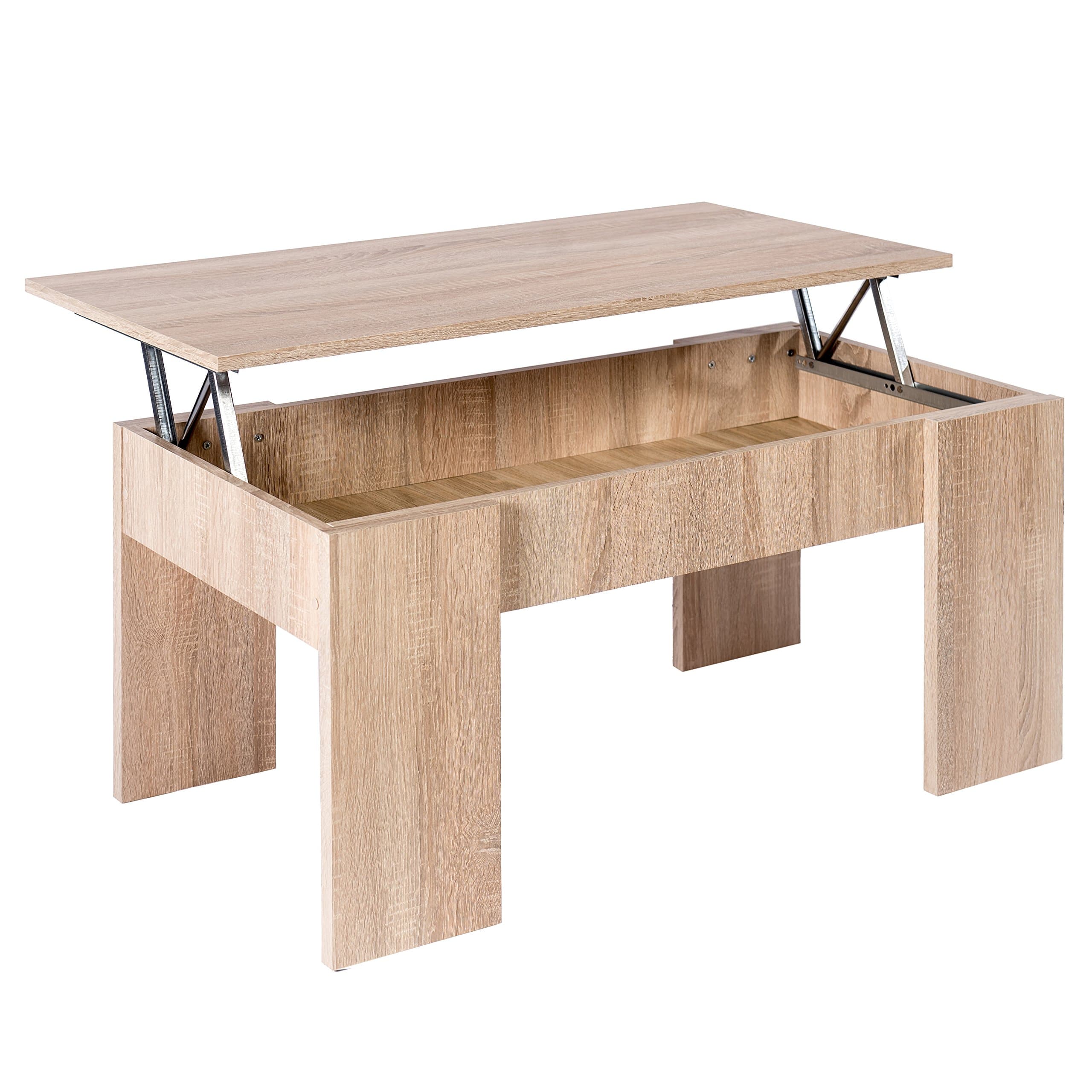 Studio Decor C029 MCLARA – Lara Liftable Centre Table, 100 x 50 x 44.6 – 58 cm, Melamine, 100 x 50 x 44.6 cm Scandanavian 100x50x44.6 cm Cambria
