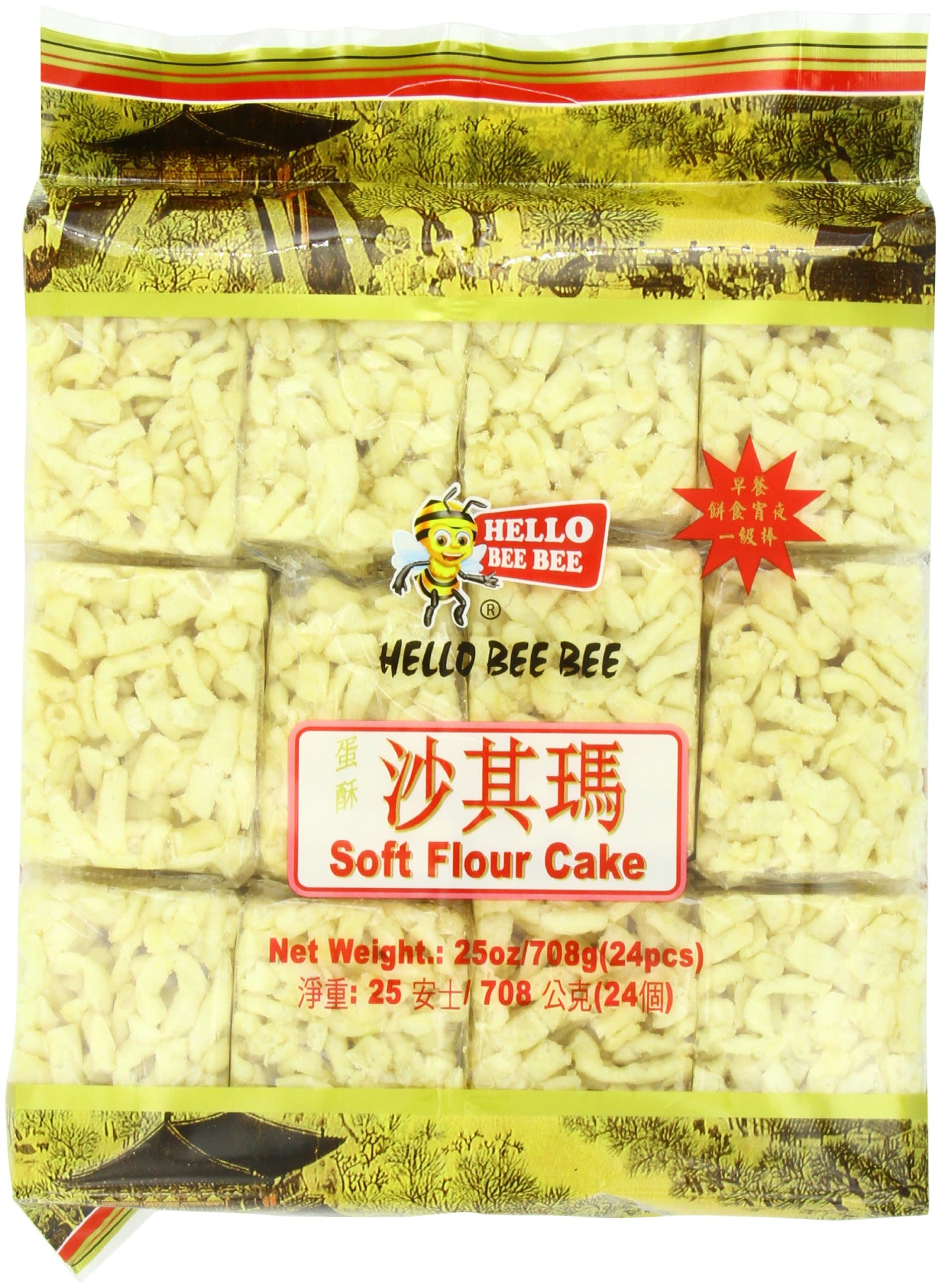 Hello Bee Bee Soft Flour Cake, Large, 25 Ounce