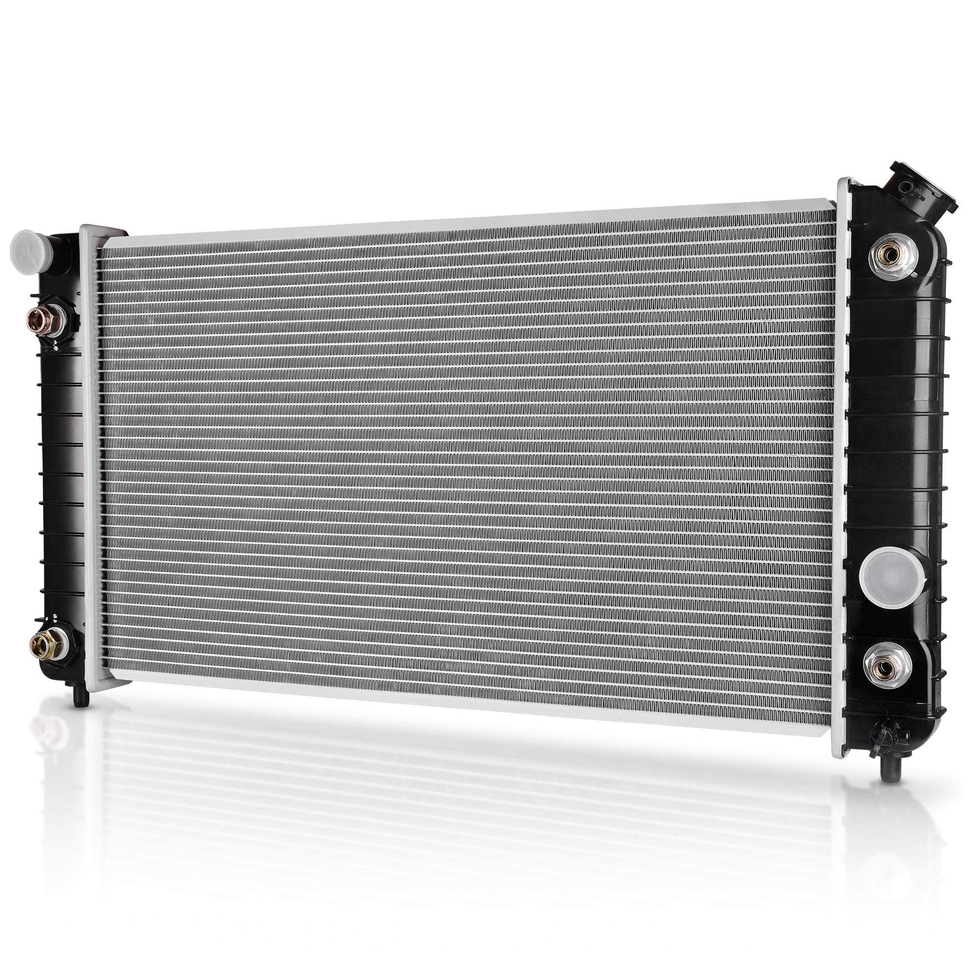 DWVO Radiator Complete Radiator Compatible with GMC Chevy Blazer S10 Jimmy Sonoma Hombre Bravada 4.3L V6 DWRD1012