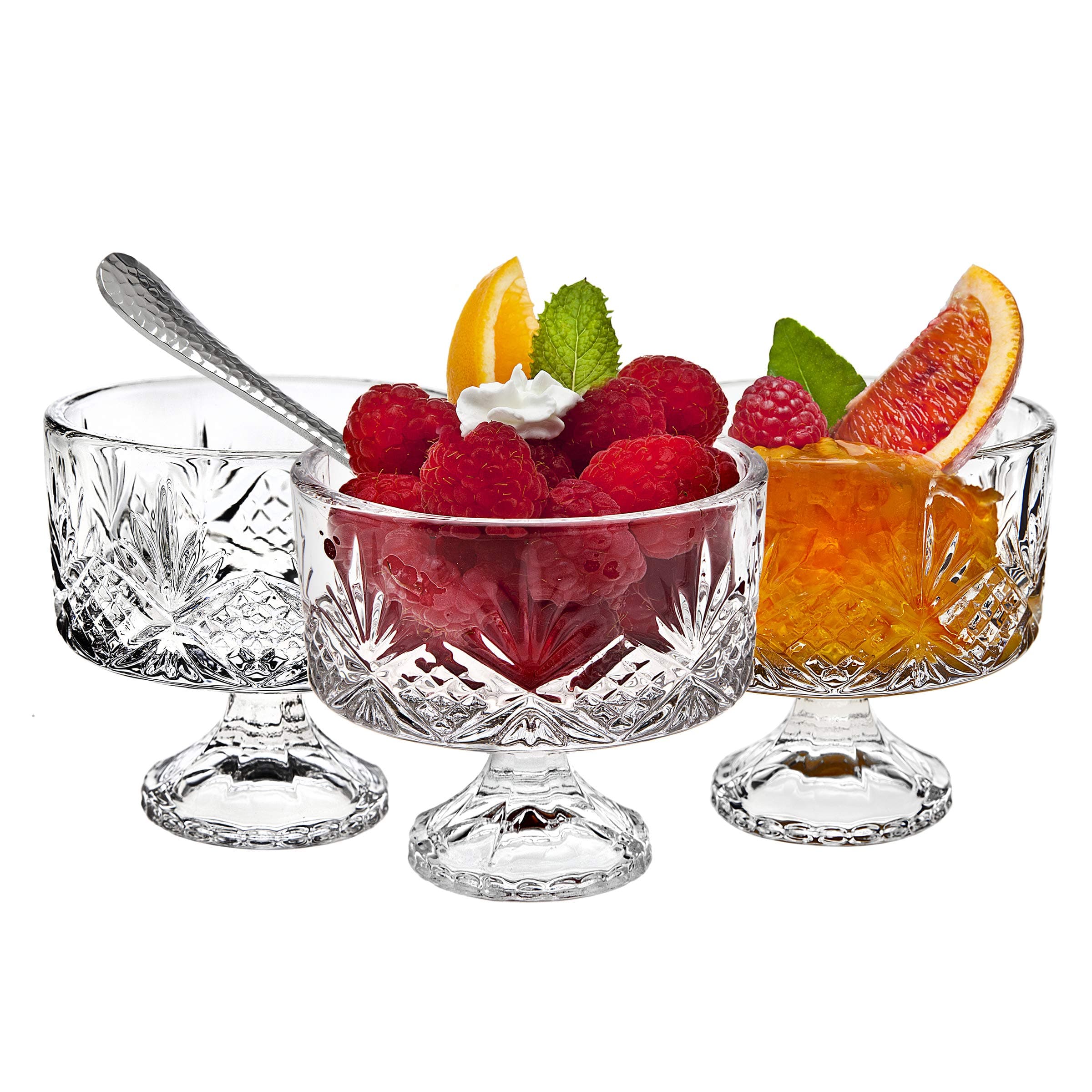 Glass Dublin Tasters Trifle, Custom, Clear, 16 Pc Set