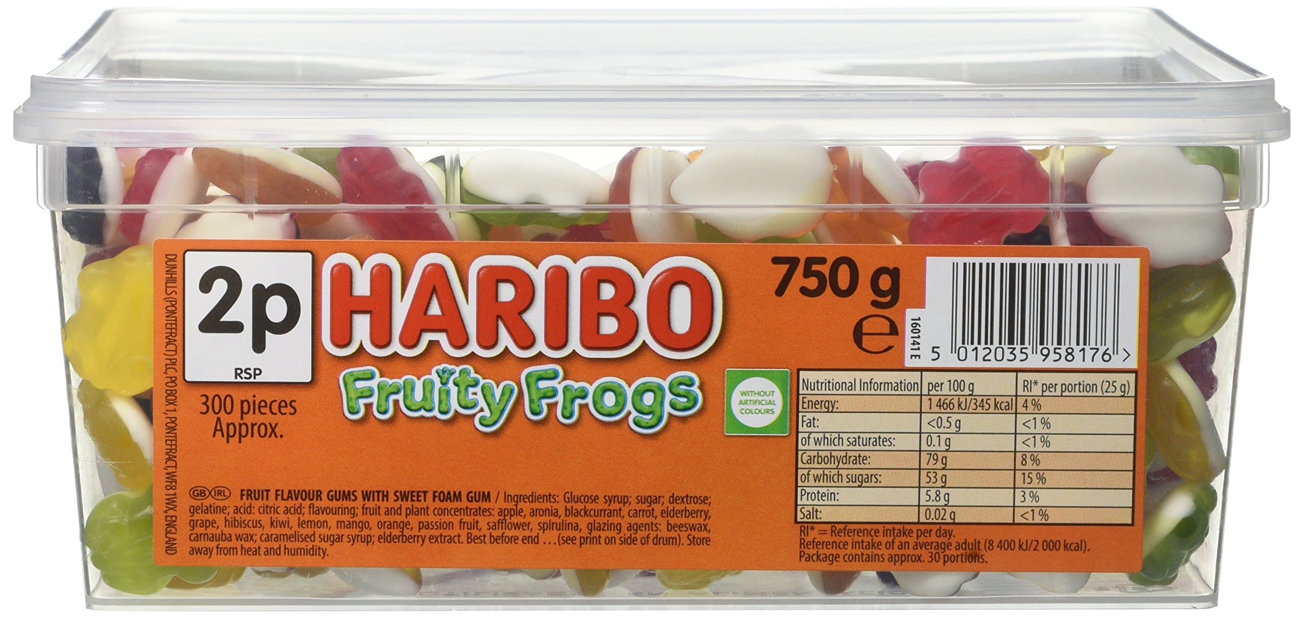 Haribo Fruity Frogs Sweets 750g