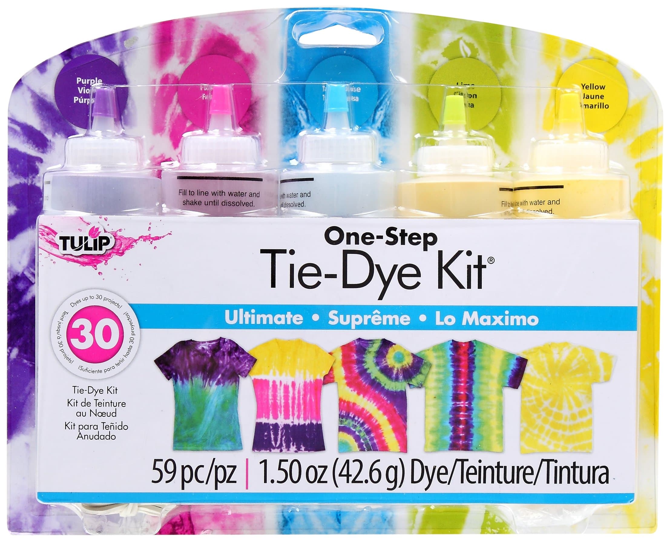 One-Step Tie-Dye Kit 5 Color Ultimate, 1.5oz