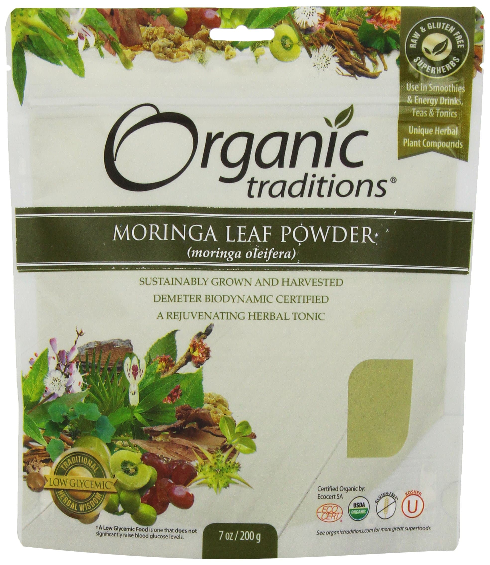 Natural Traditions Moringa Leaf Powder, 7 Ounce
