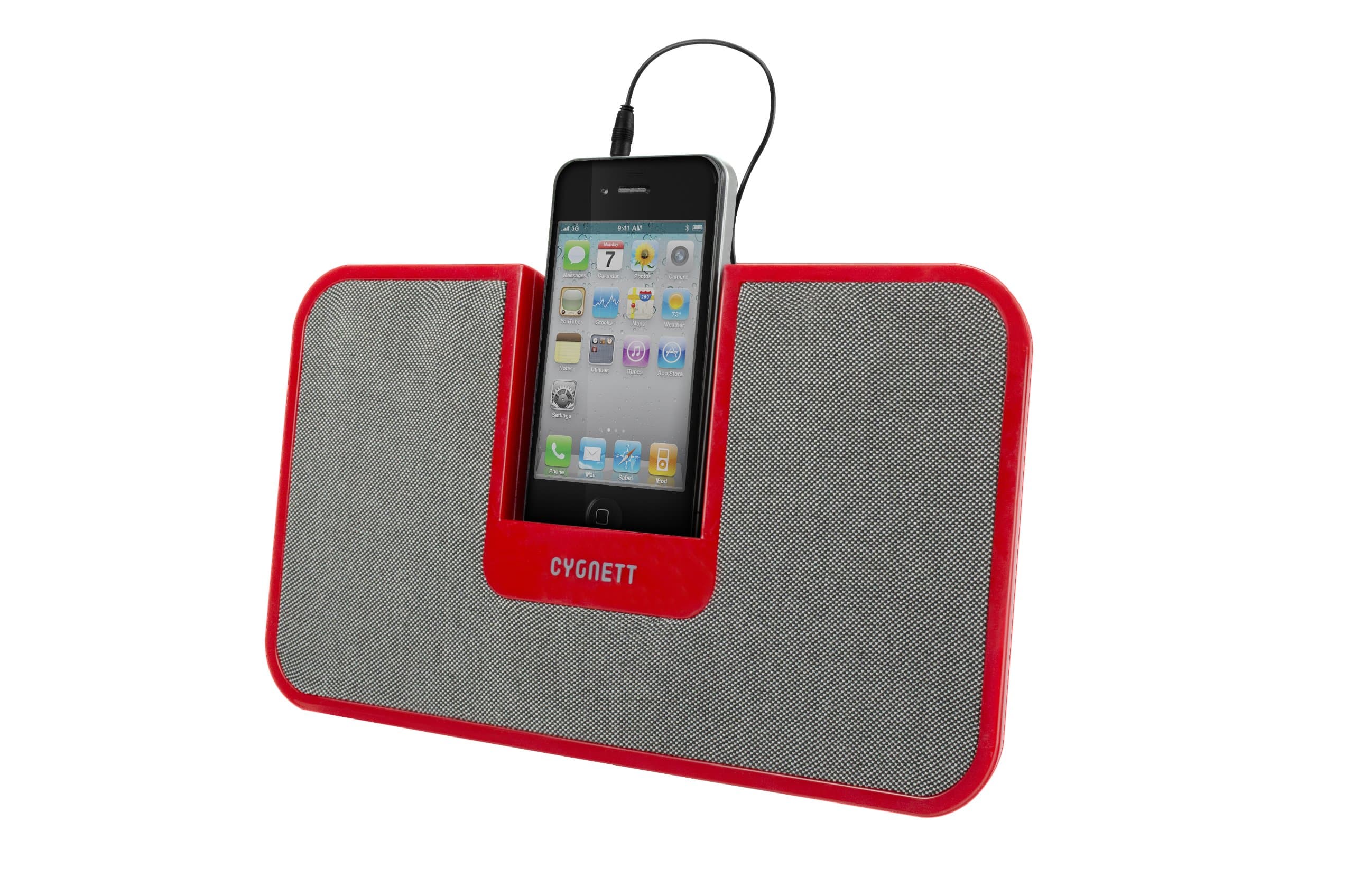 CygnettSpeaker Stand for Smartphones (Red)